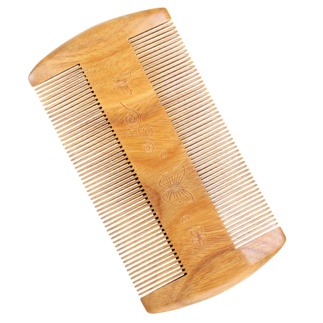 minkissy 5 peines de bolsillo para barba de sándalo verde para hombres, peine de bolsillo para barba, de corte de a, de bigote, de a para hombres, s para cabello hombre,