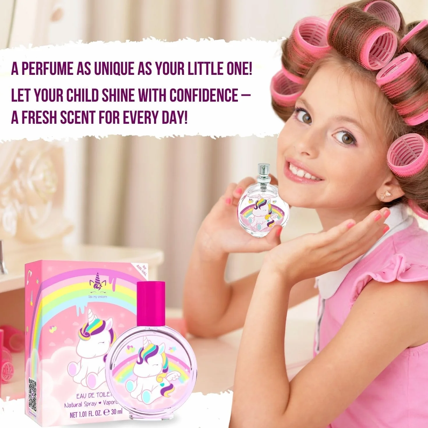 Eau My Unicorn Eau de Toilette 30 ml natural aerosol vegano para niños