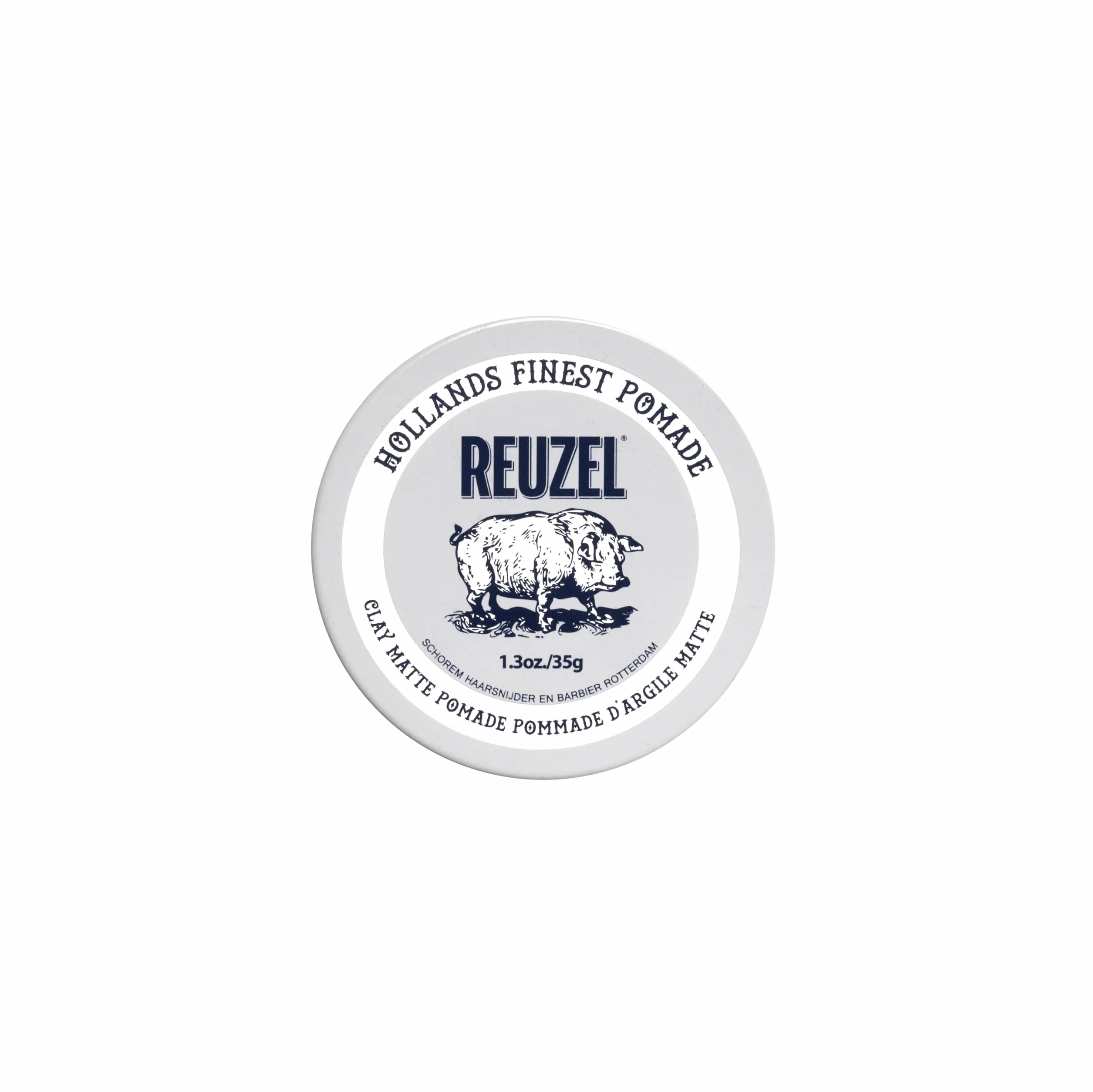 Reuzel Pomada de arcilla mate 1,3oz 35g fijación media estilo natural