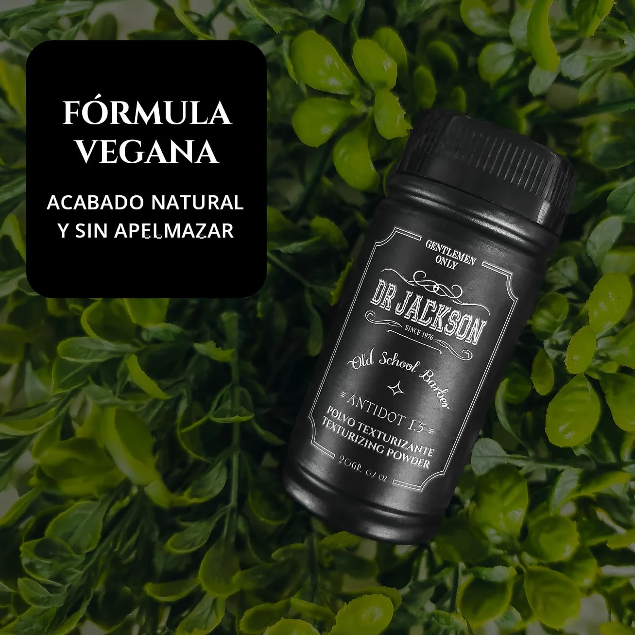 DR. JACKSON Polvos Texturizantes Pelo Hombre Antidot 1.5, Volumen y Textura, Efecto Mate, Vegano, 20 g