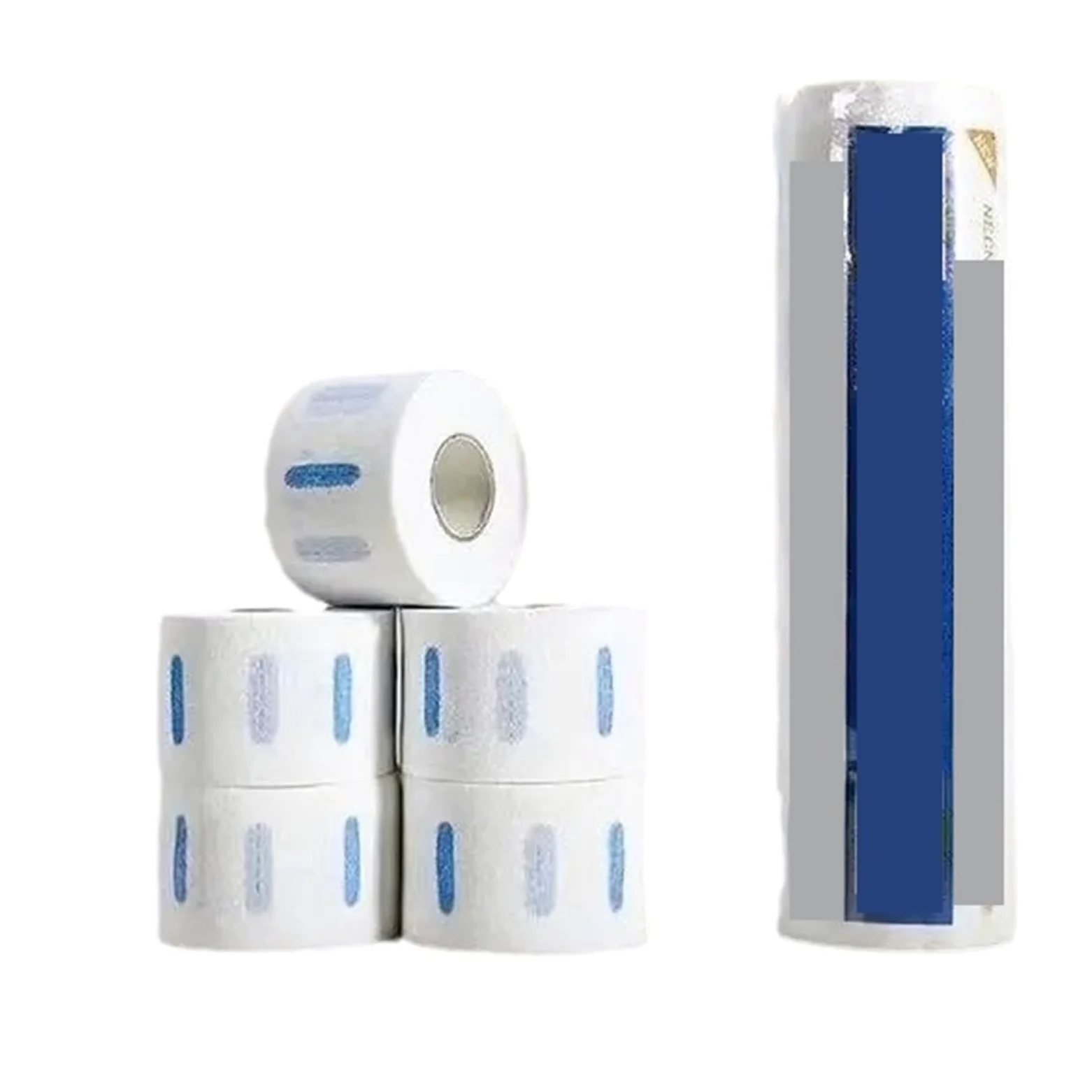 Papel De Cuello Blanco for Peluquería para corte de cabello | 1 rollo * 100 tiras (total 100 tiras)(20Rollls)