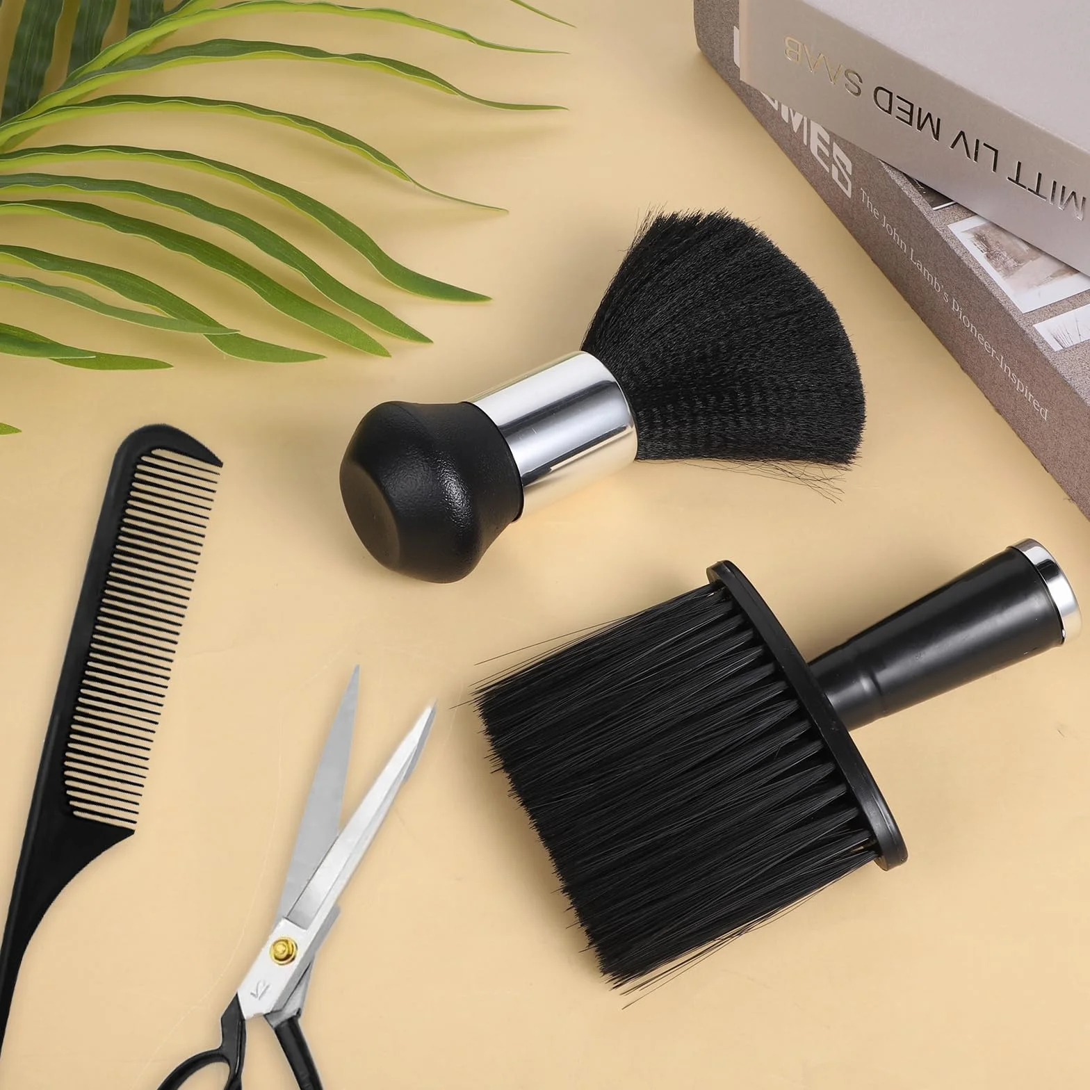 Cepillo suave para el cuello de peluquería JJUNW 2 piezas