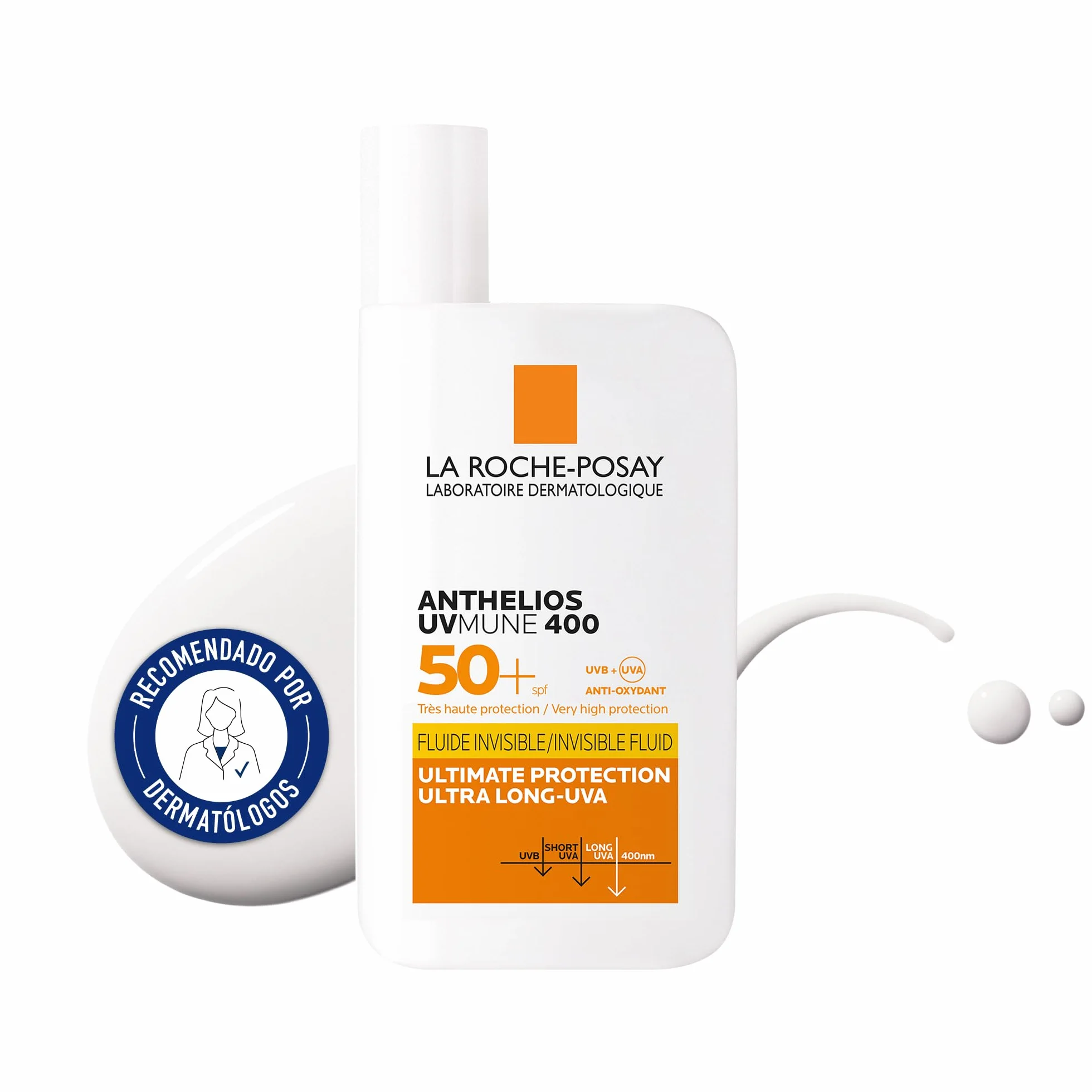 La Roche Posay Anthelios UV-MUNE 400 Protector Solar SPF50+ Fluido Invisible 50 ml