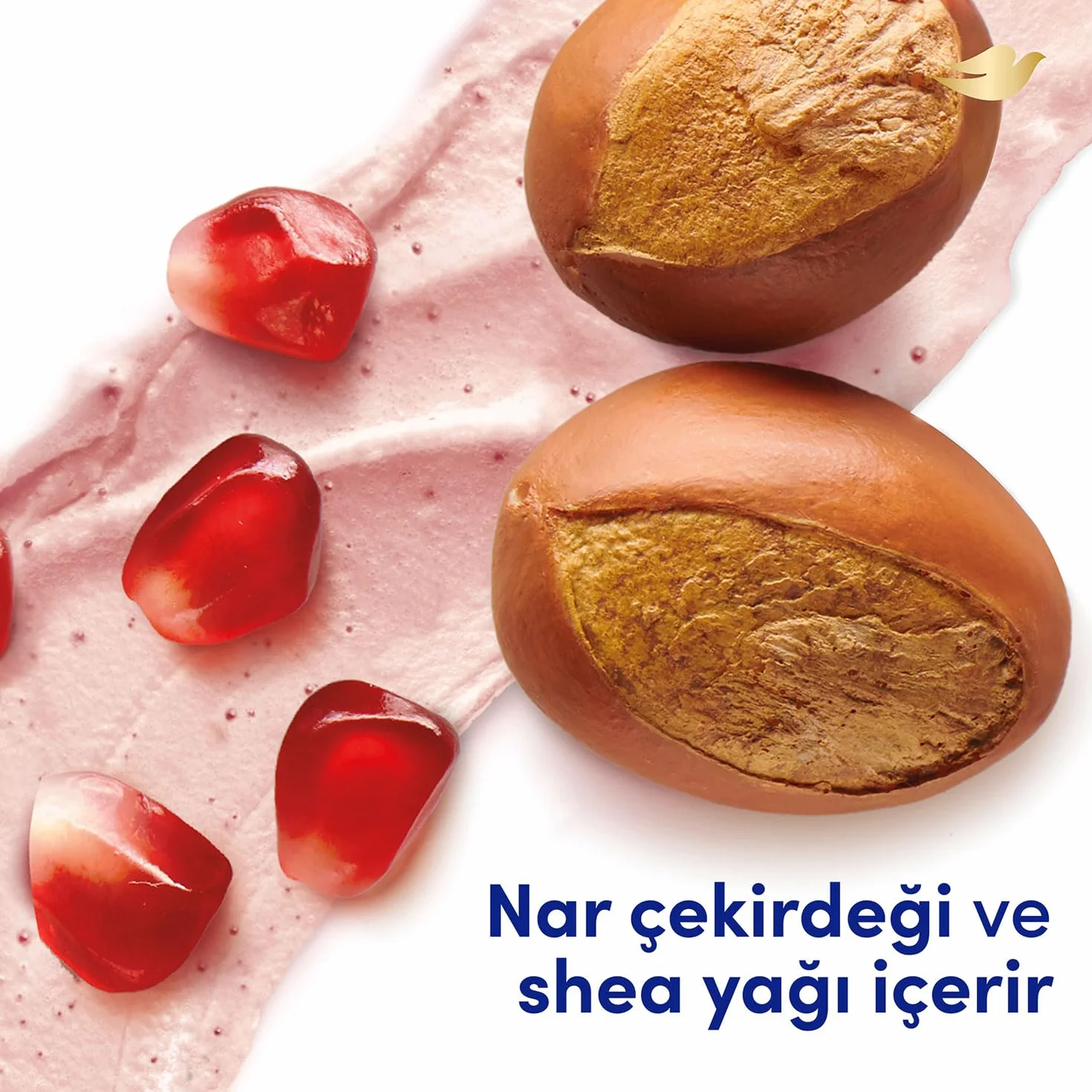 Dove Dusch Peeling 225ml Granatapfel & Sheabutter
