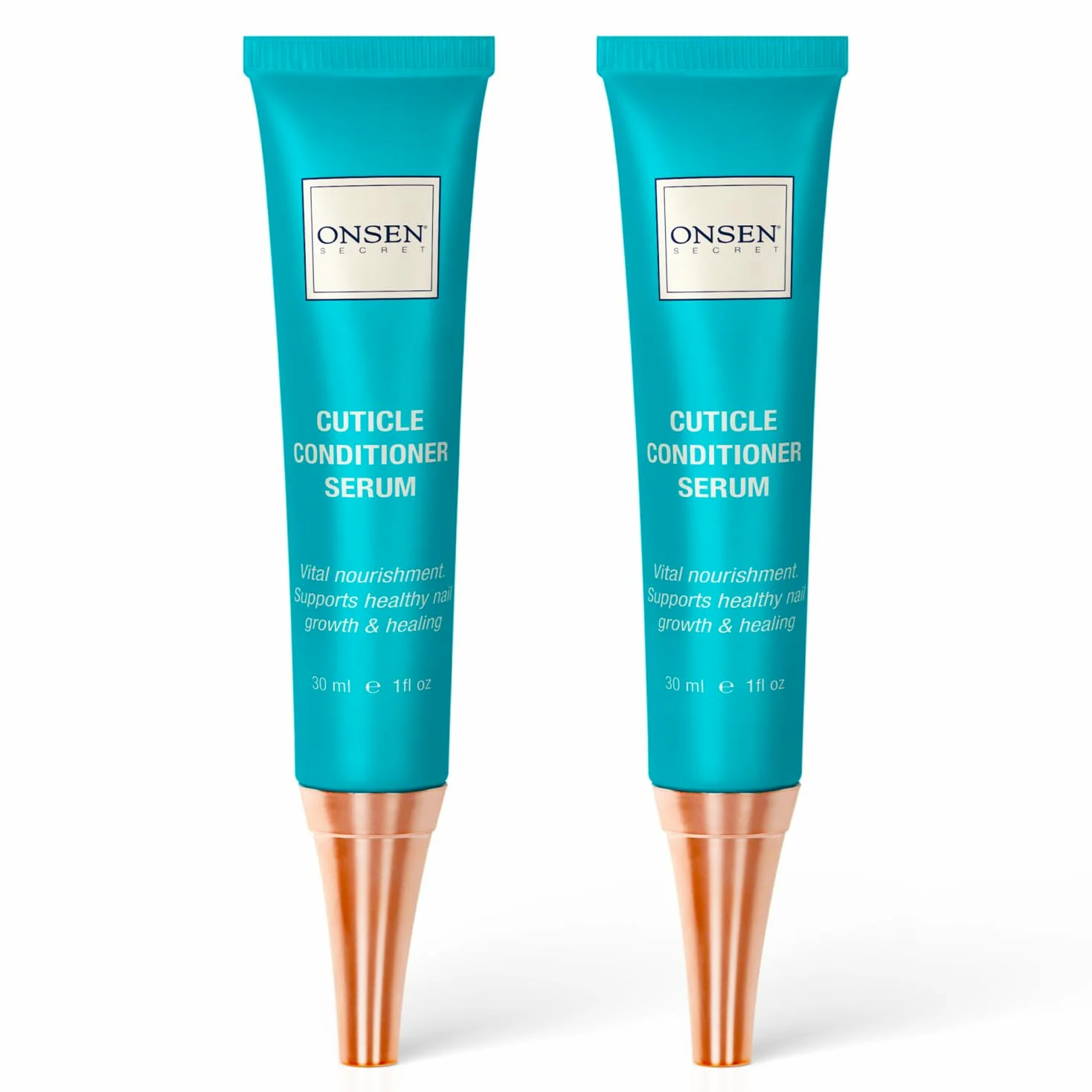 Onsen Crema para Cutículas, Aceite para Cutículas de Acción Profunda - Suero y Mantequilla de Cuidado de Uñas con Minerales Curativos Naturales Japoneses 2x30ml