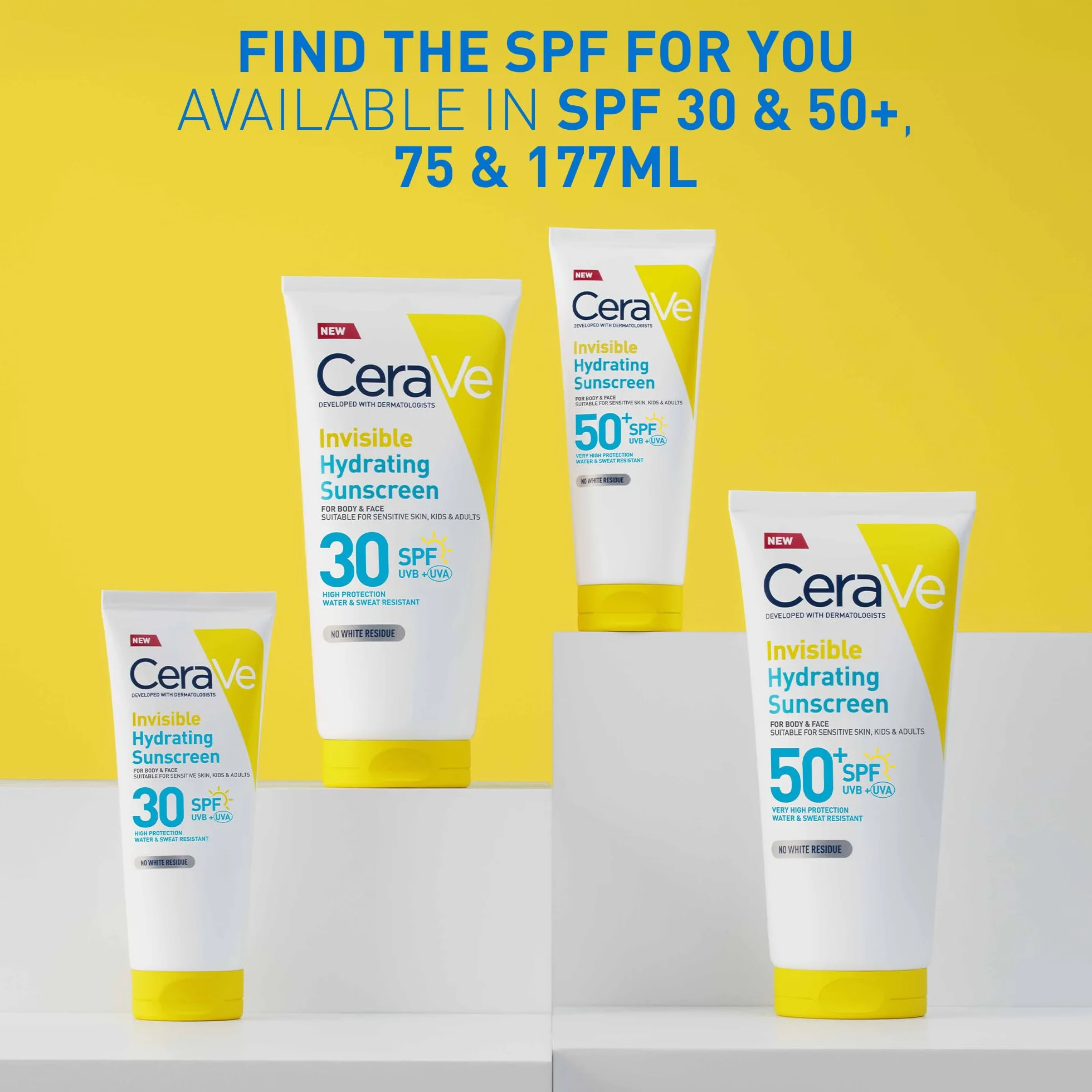 CeraVe Loción Protectora Invisible Hidratante SPF 50+ 177 ml