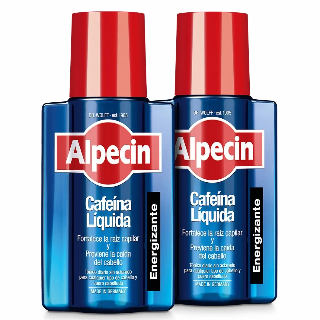 Alpecin Caffeine Liquid 2x 200 ml Locion anticaida cabello hombre Tratamiento caida pelo