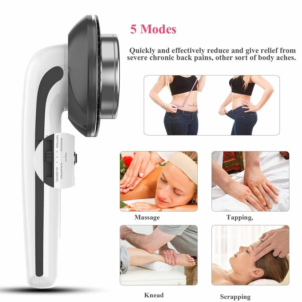 Masajeador facial y corporal EMS ultrasonido 3 en 1, Máquina de belleza para bajar de peso