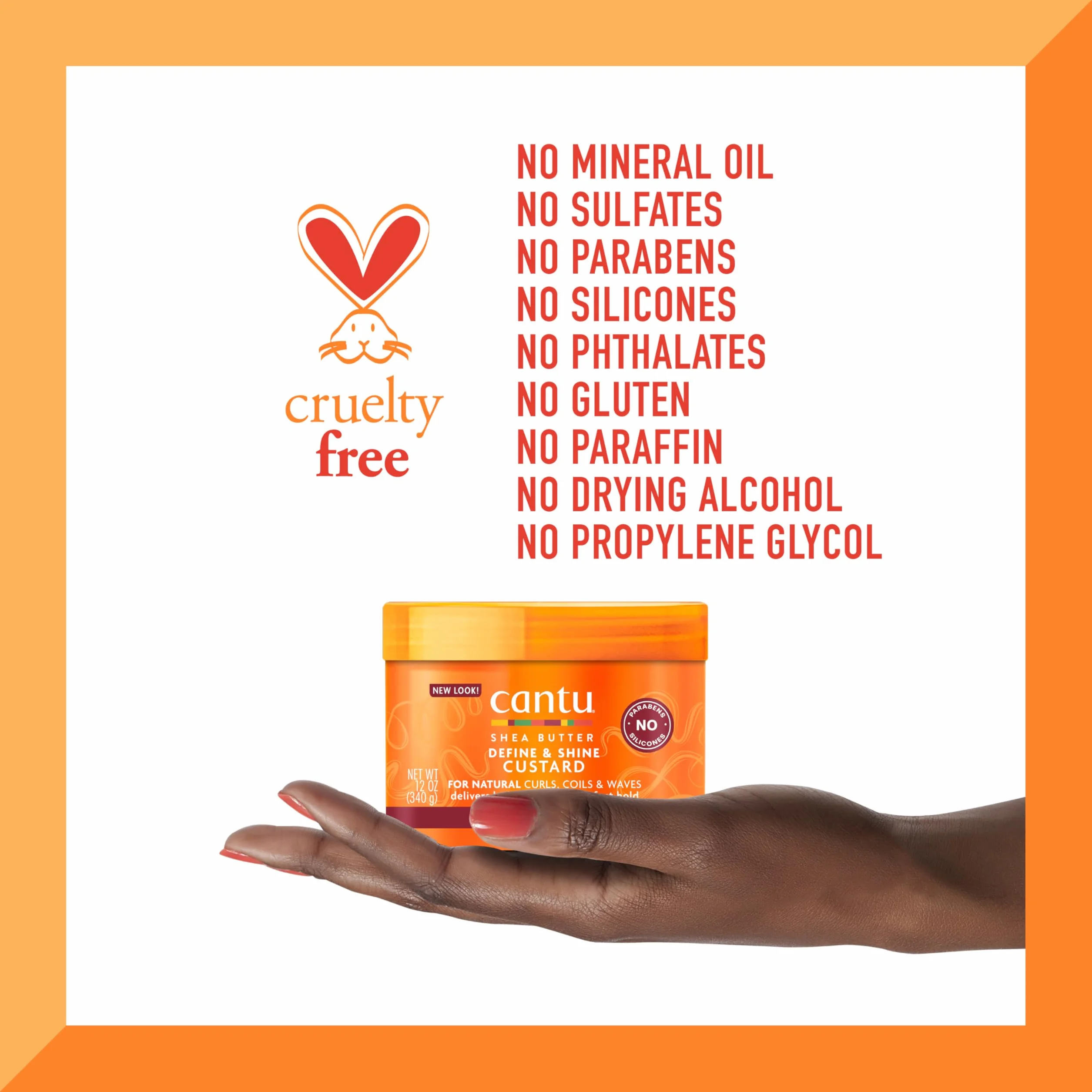 Cantu SHEA Butter Define & Shine Custard 340G
