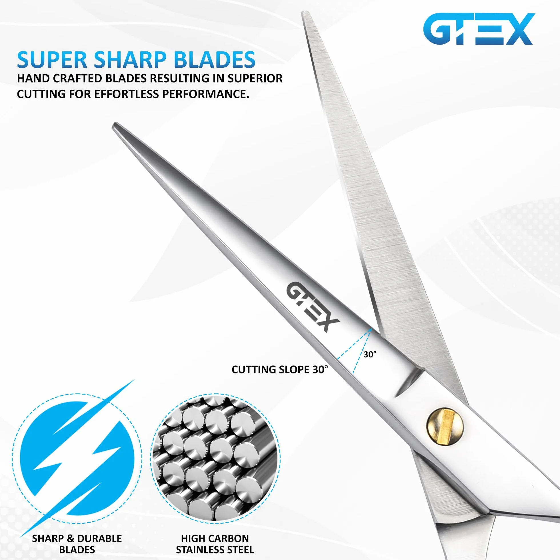 GTEX Tijeras Peluqueria Profesional 6.5 inch 16.5cm Hair Scissors