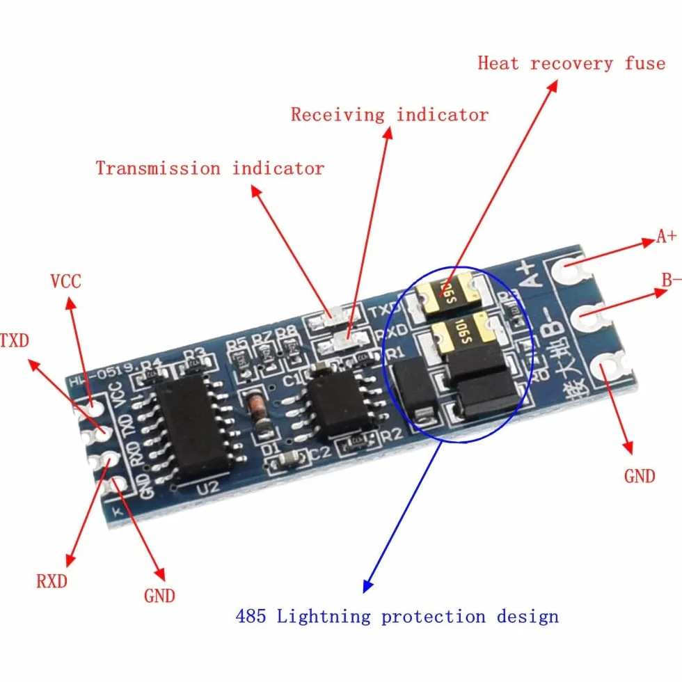 TTL to RS485 Serial UART Converter Automatic Flow Control 10pcs