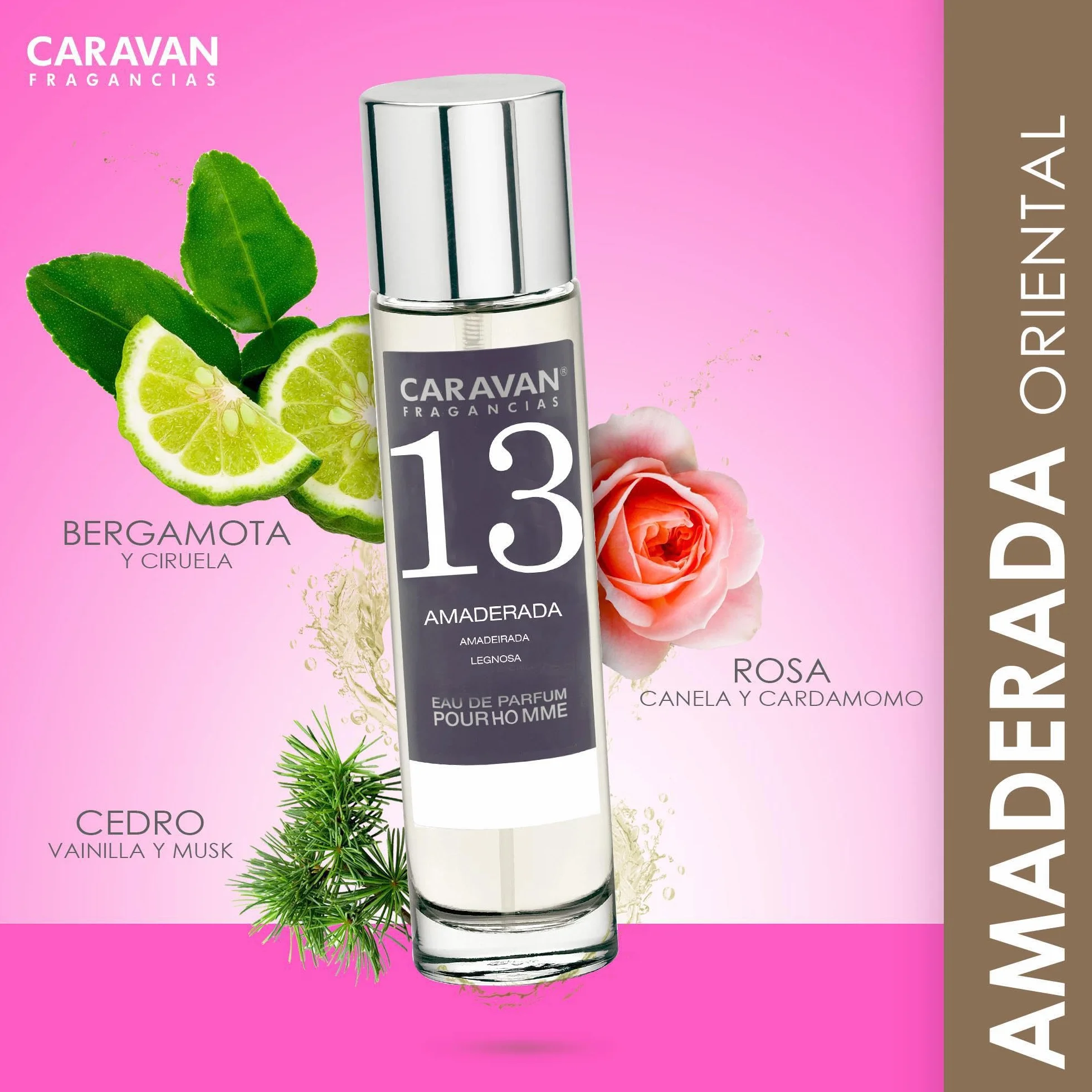 Caravan Perfume de Hombre Nº18 150 ml Set 10 Viales Fragancias Masculinas
