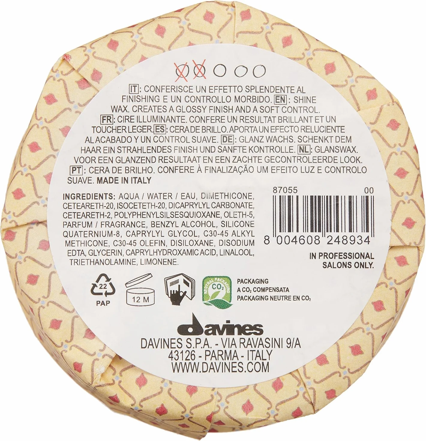 Davines More inside Shine wax 75ml (13509)