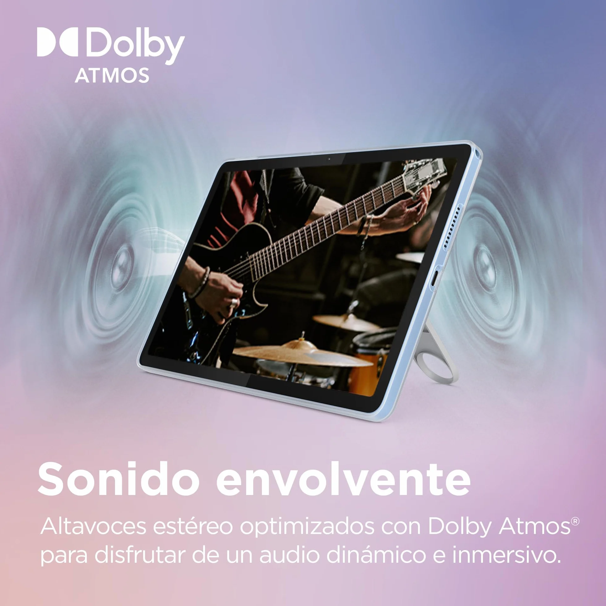 Lenovo Tab Tablet 10.1" WUXGA MediaTek Helio G85 4 GB RAM 128 GB 60 Hz Wi-Fi 5 Bluetooth 5.3 Android 14 Azul Polar