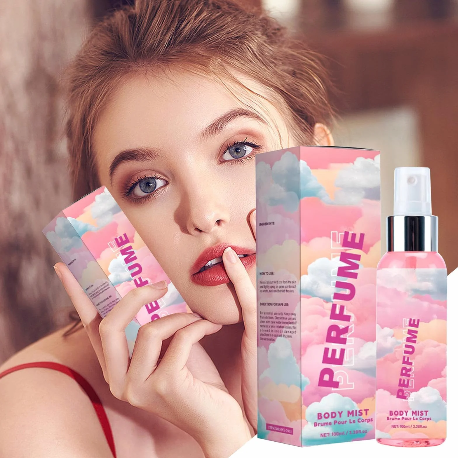 Spray perfumado para mujer 100 ml algodón de azúcar boda cita noche
