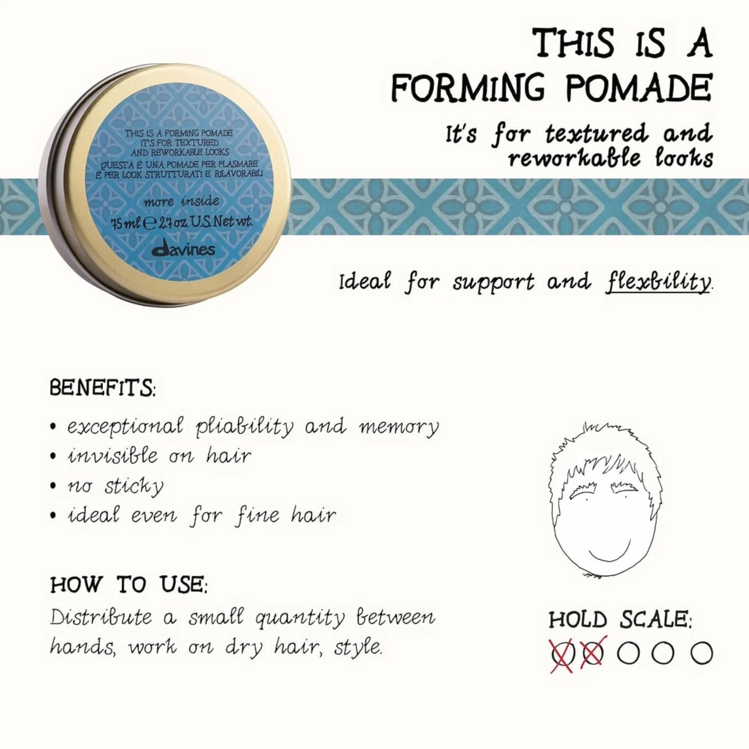 Davines More Inside Forming Pomade 75ml