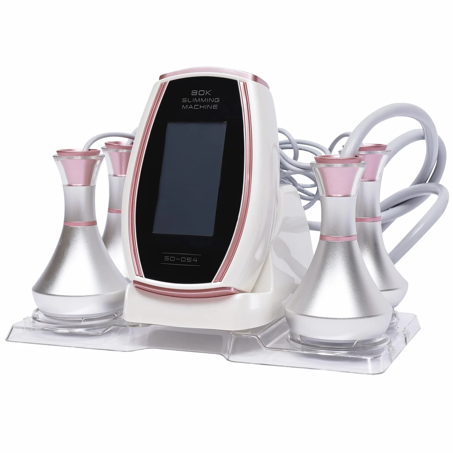 Radiofrecuencia Corporal 80KHz 5 en 1 Máquina Cavitacion LED Facial y Corporal 10.92cm