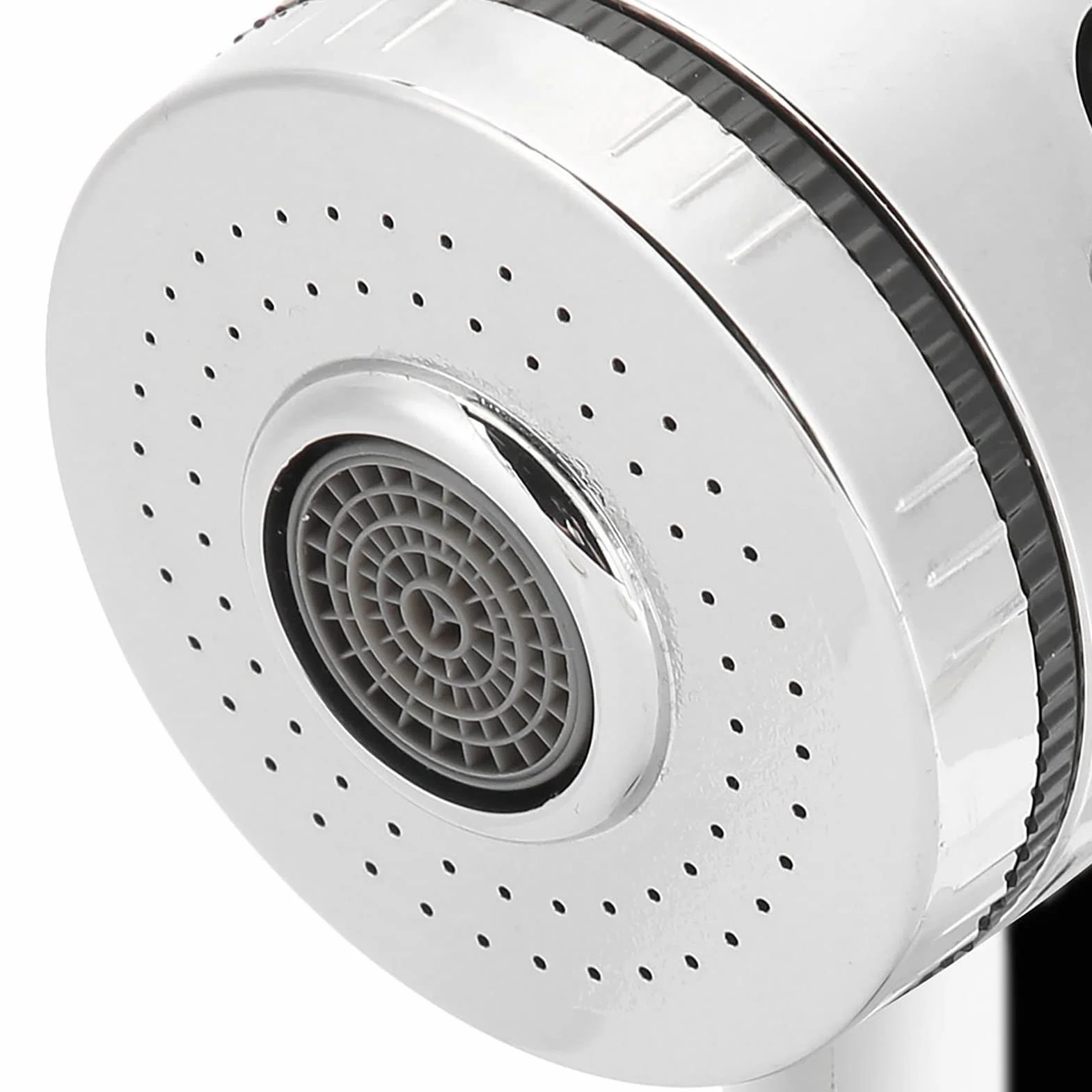 Cabezal Rociador de Ducha G1/2 Recambio Extraíble Cromo Pulido Plateado Alta Resistencia para Peluquerías Champú Lavado