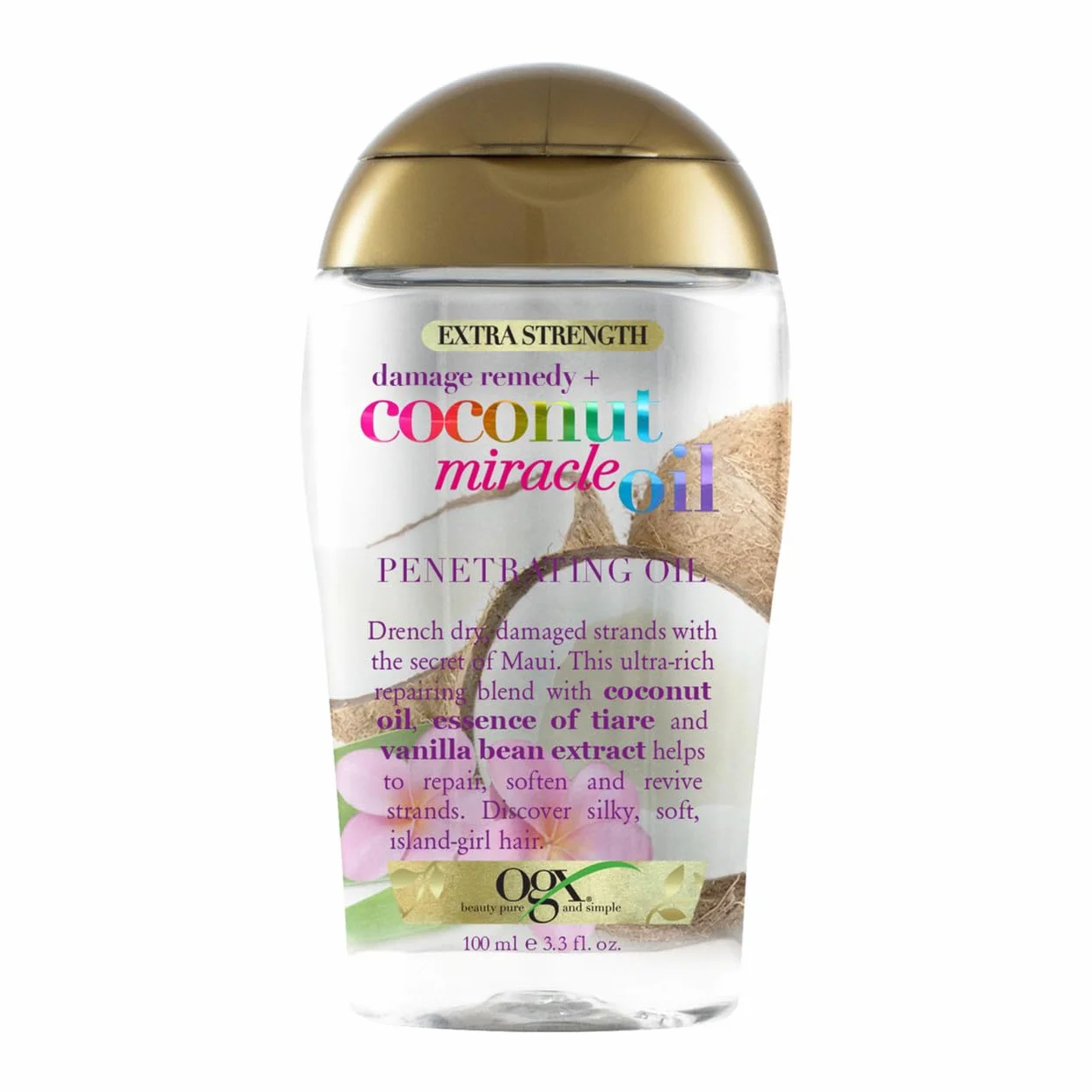 OGX Coconut Miracle Oil Extra Strength Penetrating Oil 100 ml Anti Frizz Aceite de Coco