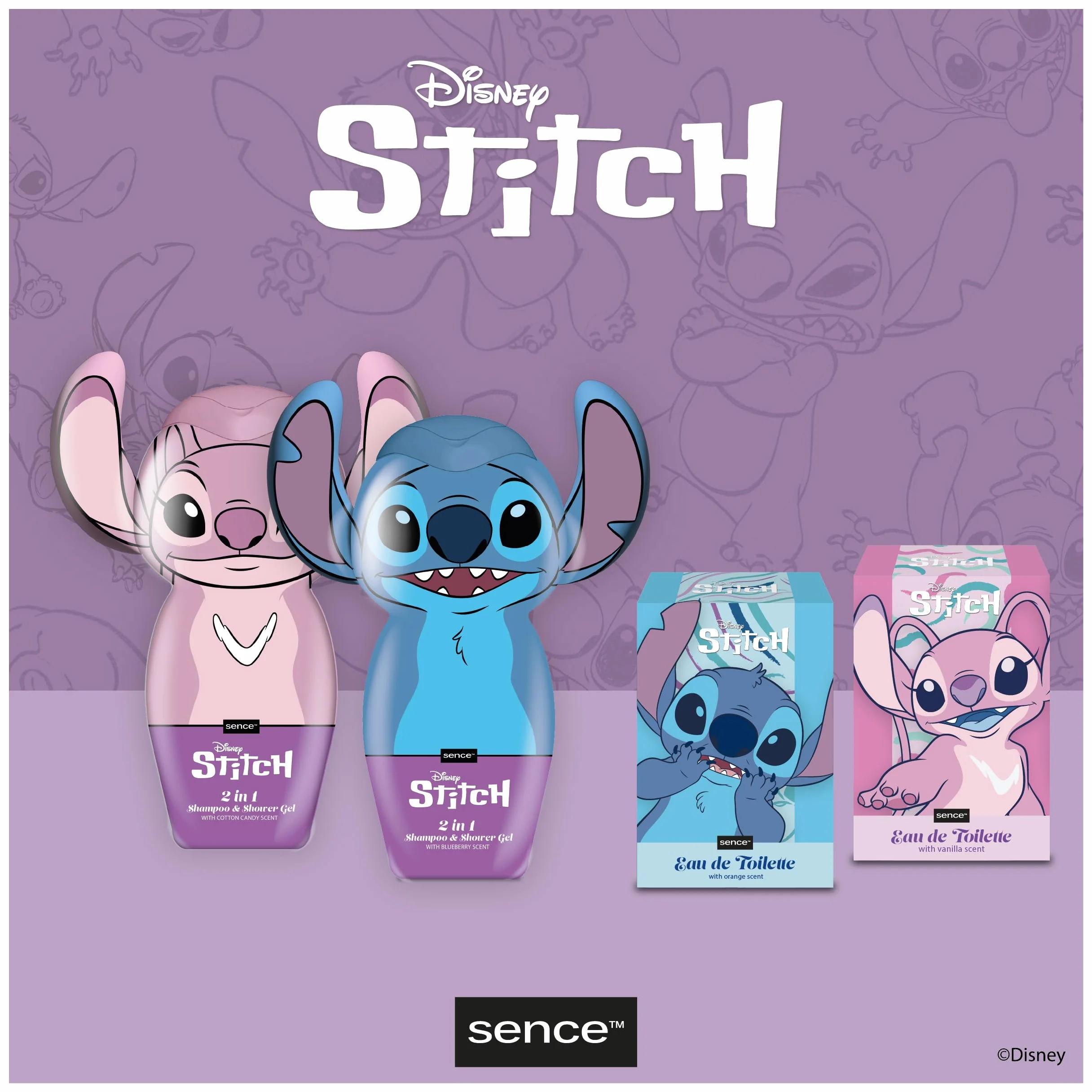 Disney Stitch & Angel Vainilla EDT Eau de Toilette dla dzieci 100 ml