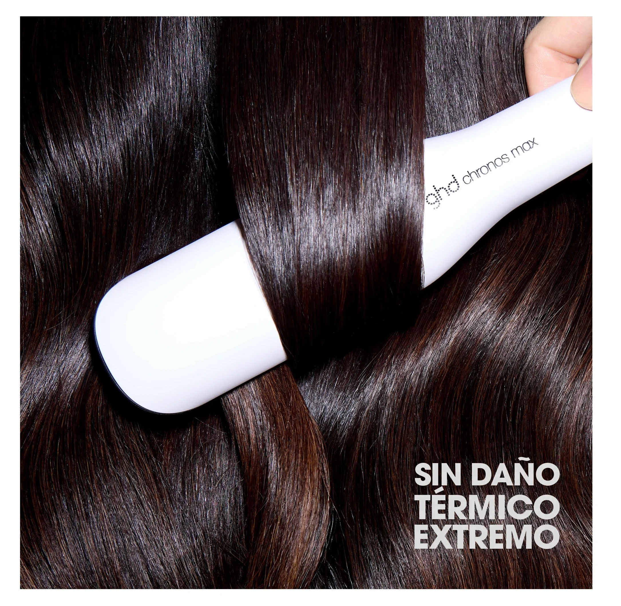 ghd Chronos Max Plancha de Pelo Profesional, Styler con Placas 85% más Anchas, Peinado 3x Más Rápido, Sin Daño Calor Extremo