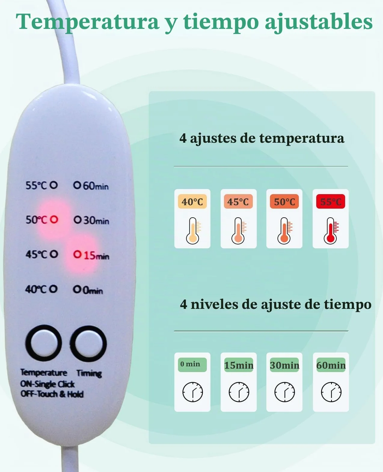 Máscara de Ojos Calentada PJYU Antifaz para Dormir para Ojos Secos Azul Marino