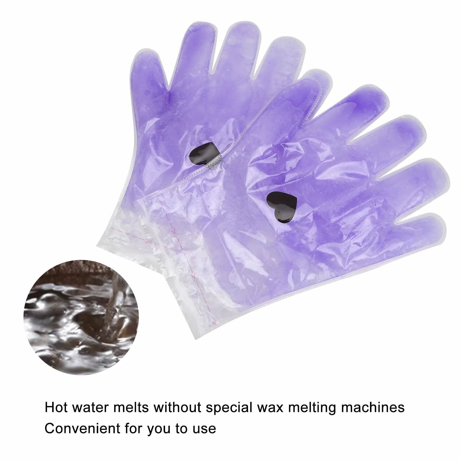 Guantes de Tratamiento de Parafina para Suavizar la Piel