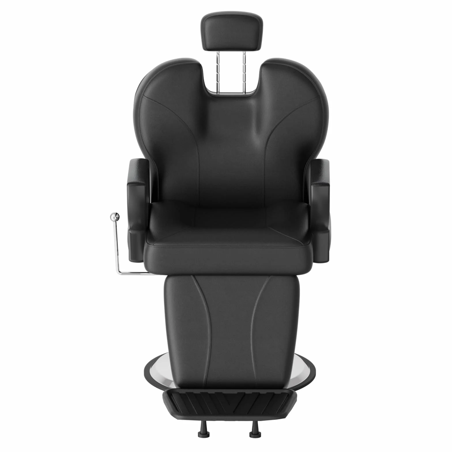 Sillón de Peluquería Hidráulico Reclinable 360° 63 x 54 x 92-105 cm Negro