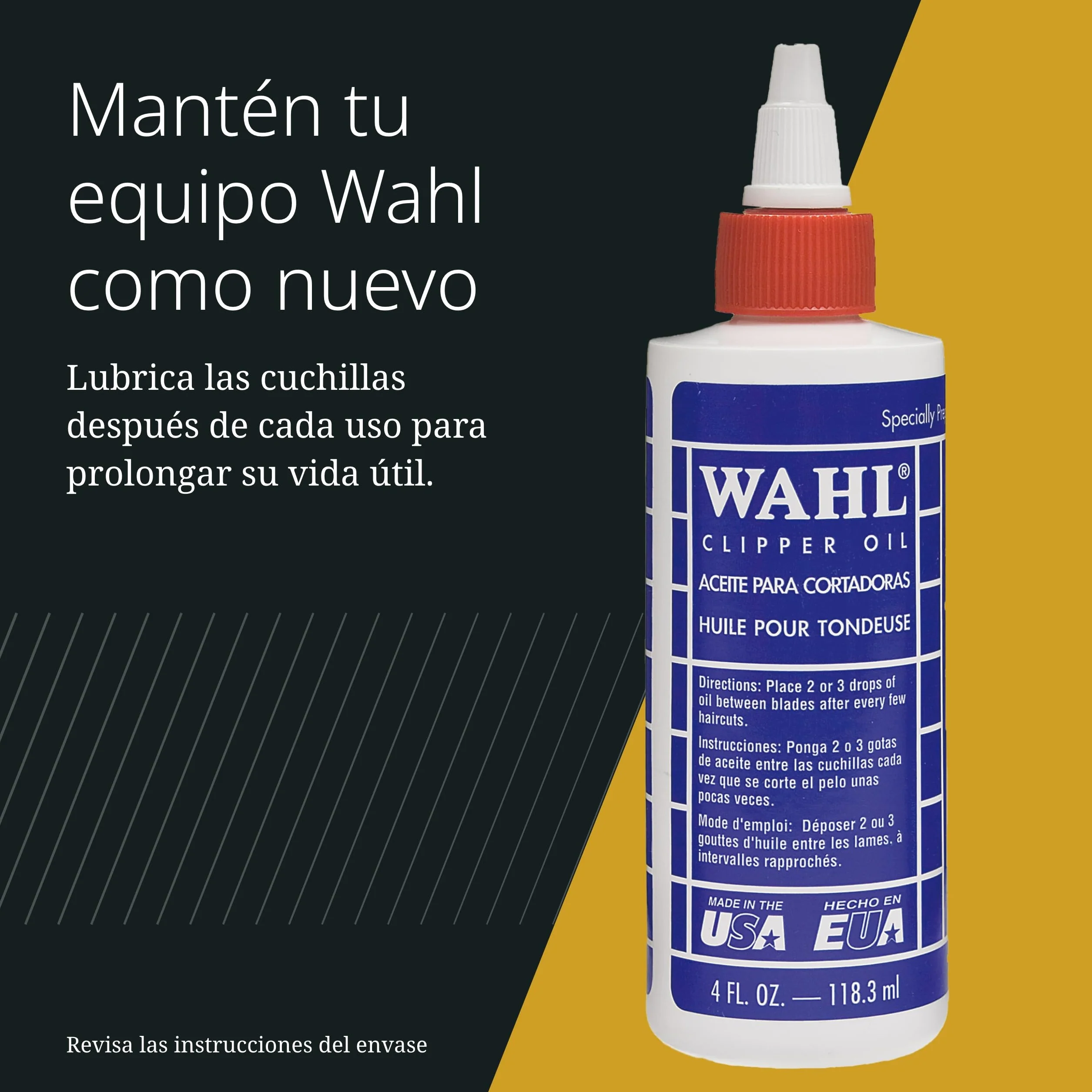 Wahl Cordless Magic Clip Cortapelos para Difuminar Máquina de Cortar Pelo Hombre Rojo