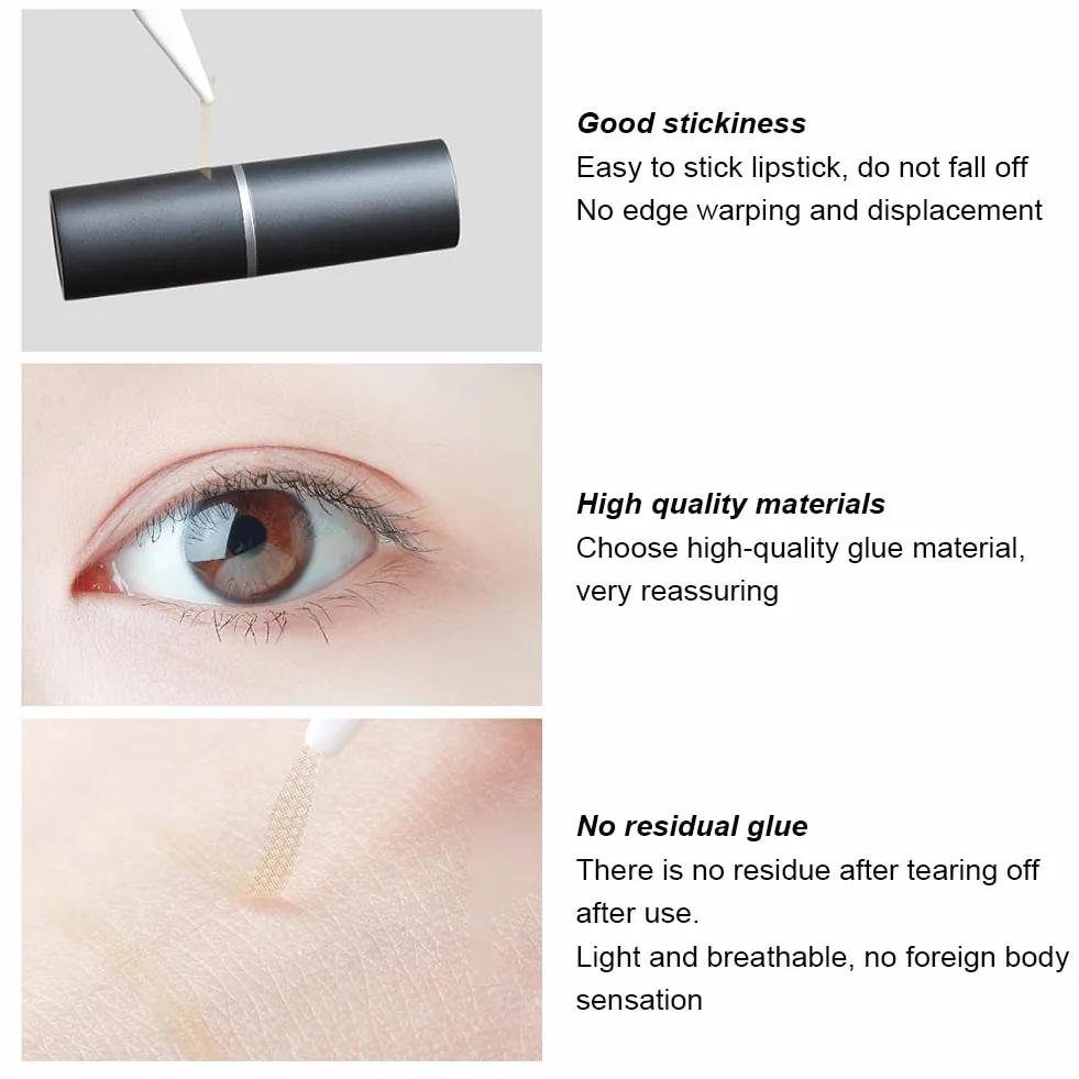 TUKNON Cinta para Párpados Dobles, Pegatinas de Párpados Caídos, Eyelid Tape (480 Piezas)
