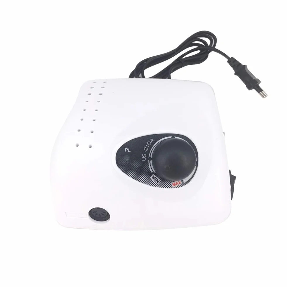 65W Fuerte Poder Torno Uñas 35000RMP Eléctrico Lima de uñas Máquina Amoladora Pulidora Equipo Manicura Pedicure Herramienta para Acrílicos Uñas Art Tijeras