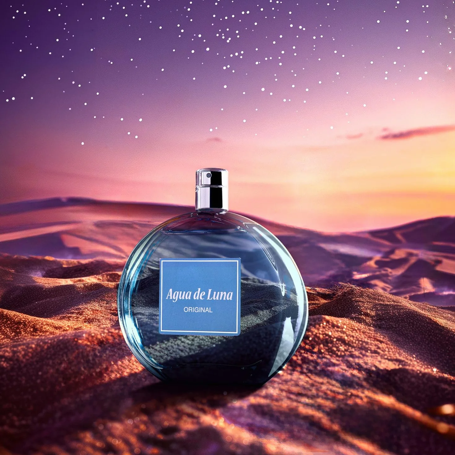 AGUA DE LUNA Pack de 2 x 100 ml Colonia Mujer Eau de Toilette Spray Floral Fresca
