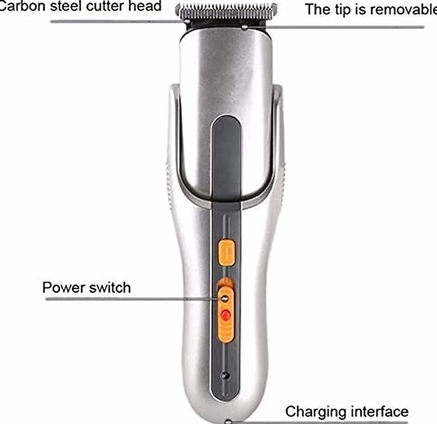 Cortapelos para hombres, kit de aseo 5 en 1, recortador de barba profesional, recargable, multiusos, para bigote, resistente al agua, para nariz y orejas, ideal