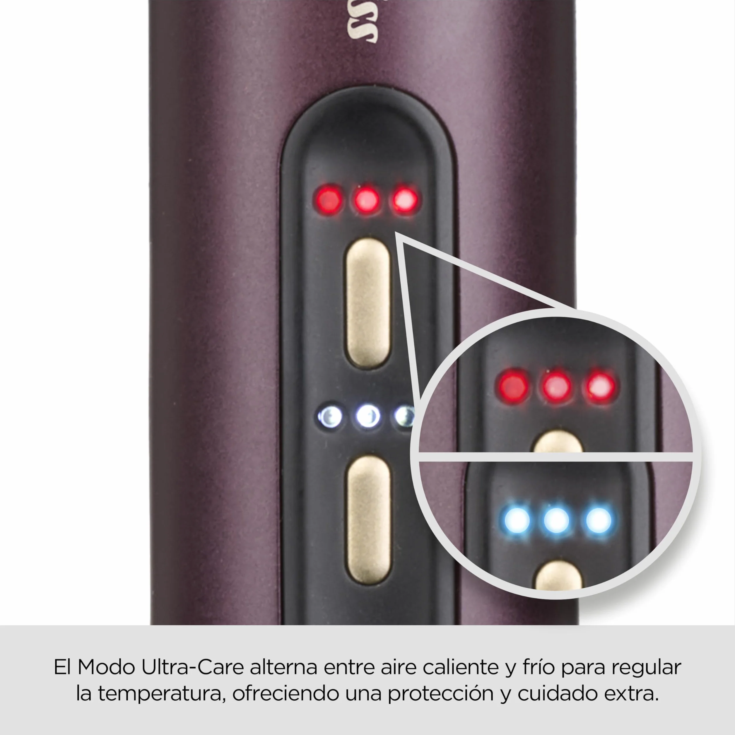 BaByliss Air Power Smooth AS6400E Cepillo Secador con Tecnología Iónica Antifrizz Alisado y Secado