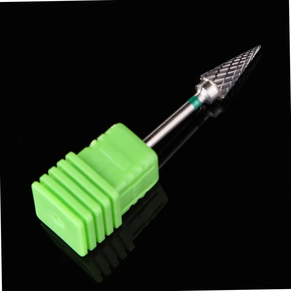 Broca de Tungsteno para Uñas de Acero, Redonda y Plateada, para Eliminar Piel Muerta y Remodelar Uñas en Máquina de Arte Nail Art