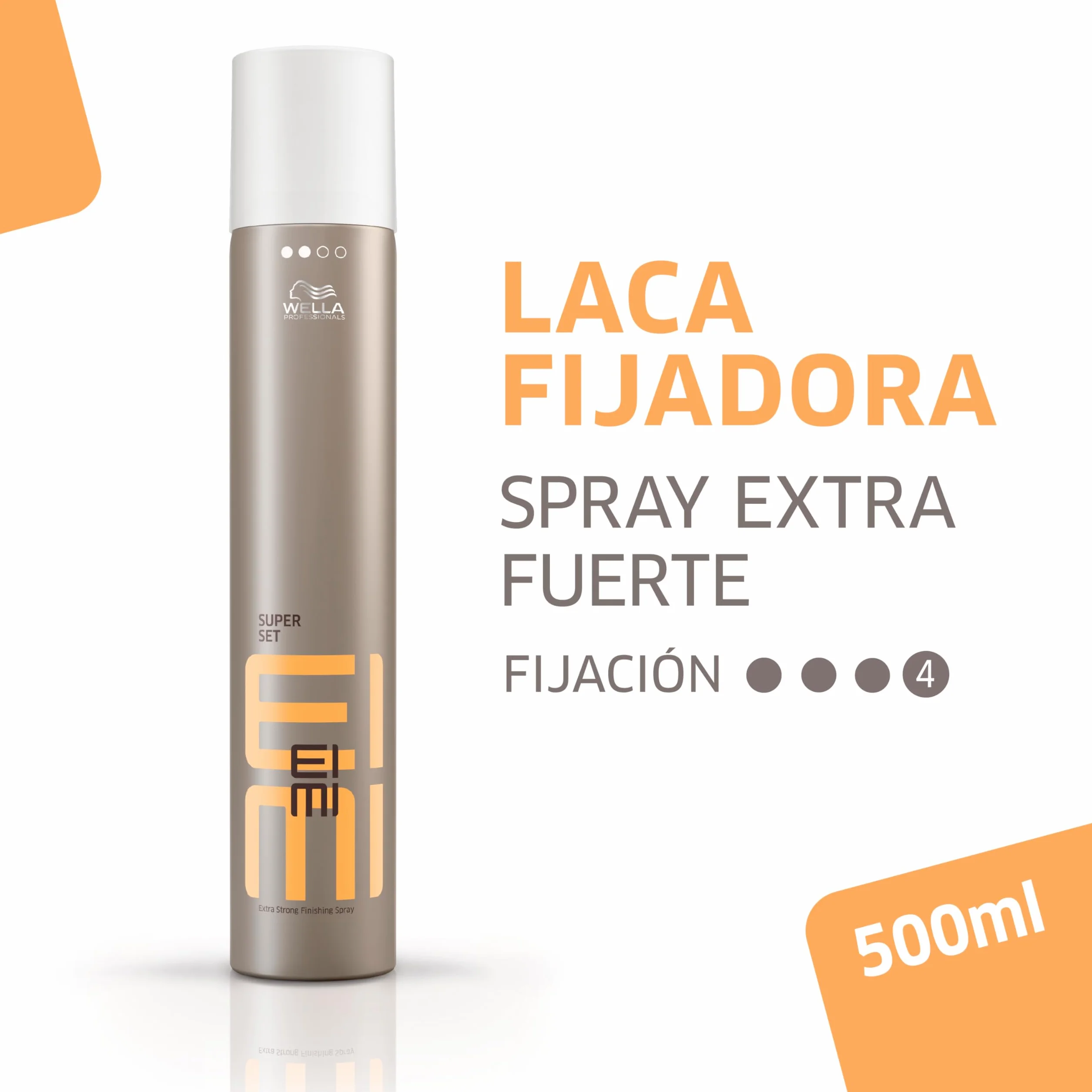 Wella Professionals EIMI Super Set Laca Acabado profesional Fijación extra fuerte 500ml