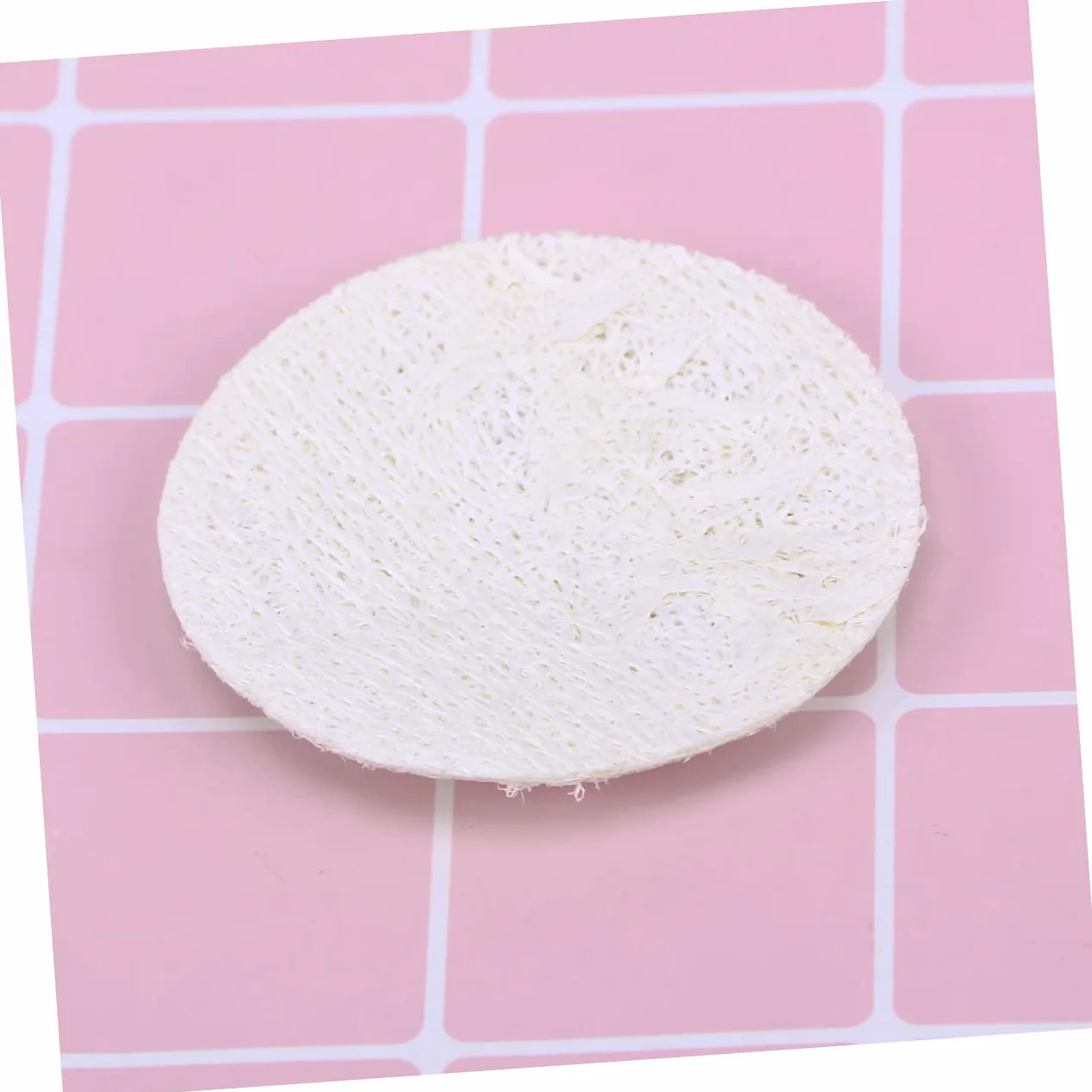 Healvian 500 Piezas Almohadillas De Lufa Esponja Facial Esponjas De Lufa Exfoliantes Almohadillas Redondas De Algodón De Bambú Almohadillas Exfoliantes Depurador Tina Protección De La Piel