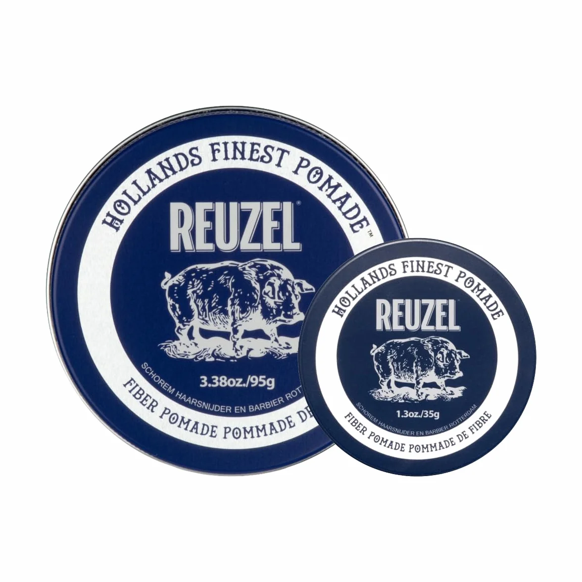 Reuzel Fiber Pomade Low Shine Firm Holding 95g + 35g Travel Size