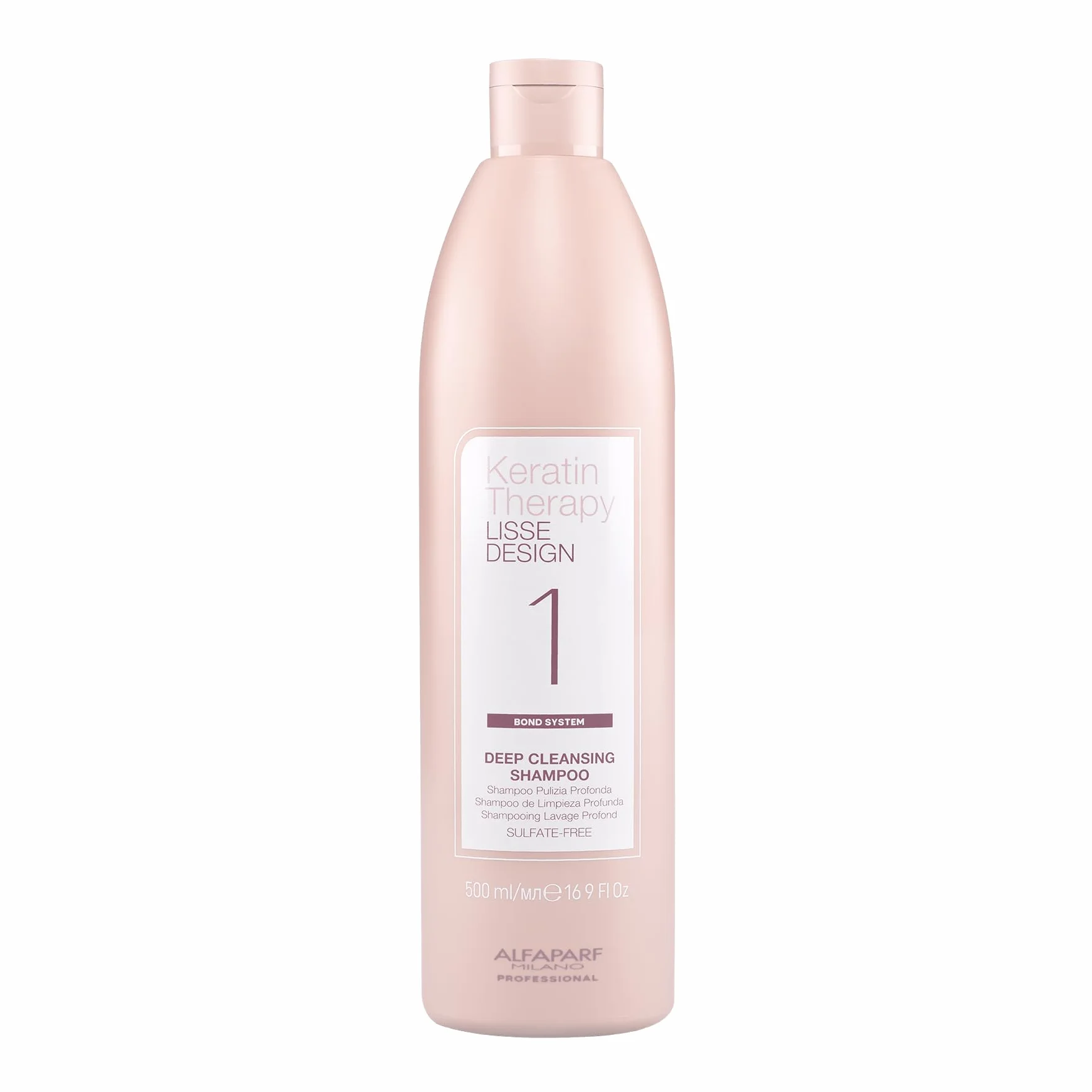 ALFAPARF Lisse Design Keratin Therapy Complete Straightener Treatment Deep Cleansing Shampoo 500ml Smoothing Fluid Detangling Cream Mask Set