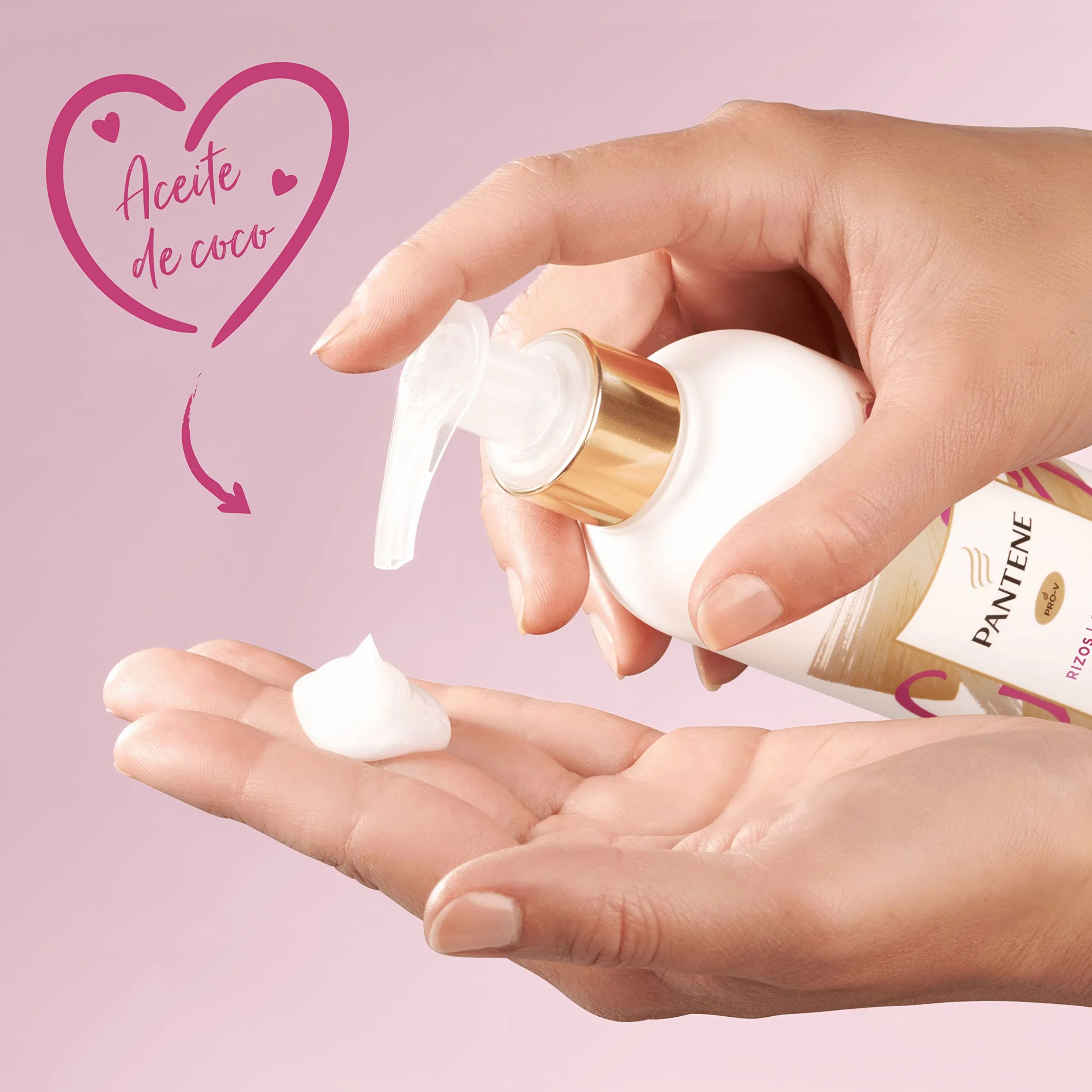 Pantene Pro-V Crema de Peinar para Rizos con Aceite de Coco 235 ml