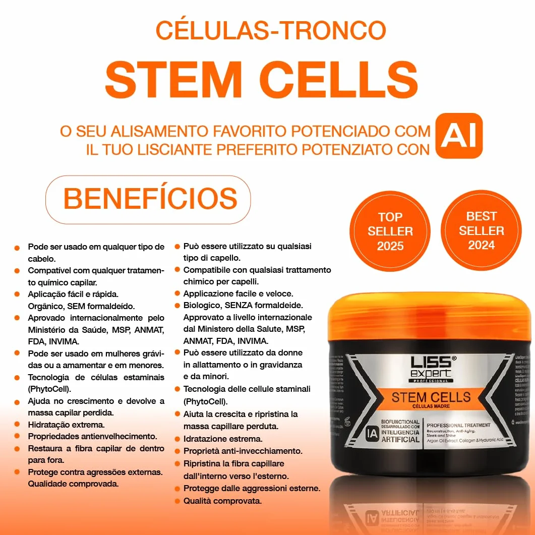 Team Magic Liss Expert Kit Alisado Células Madre 250 ml + Mascarilla Magic IA 250 ml + Divine Oil 50 ml