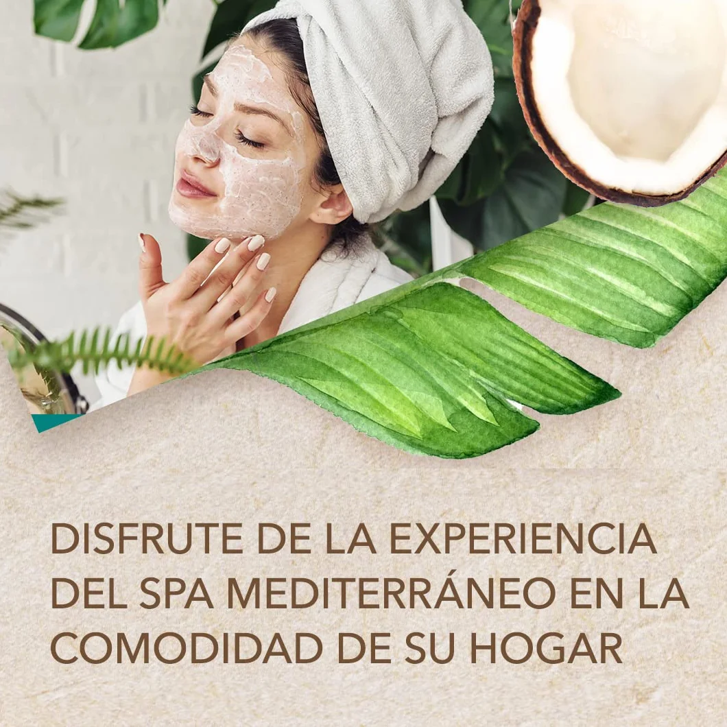 O Naturals Exfoliante de Aceite de Coco y Sal del Mar Muerto, Limpieza Profunda 500gr