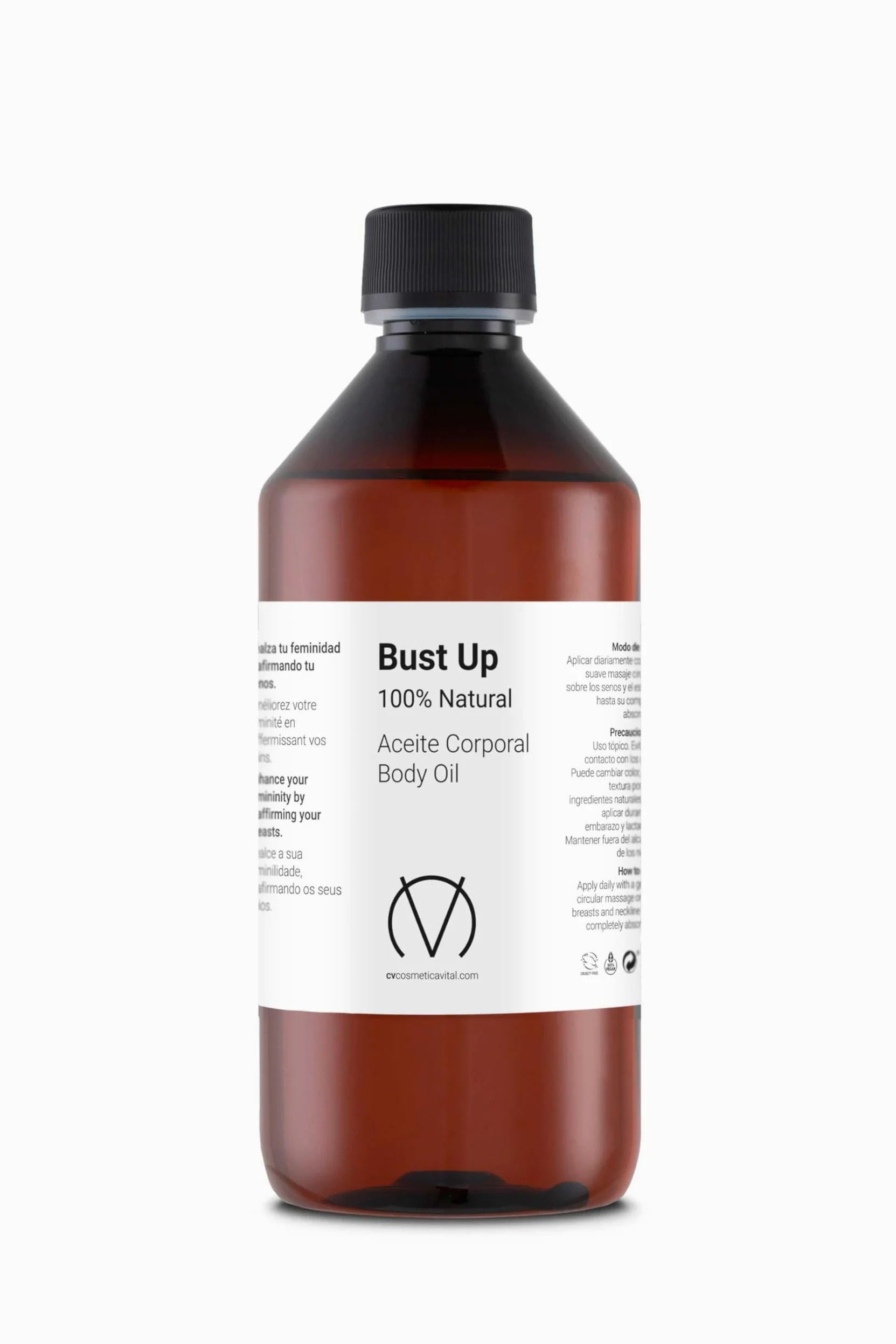 CV Primary Essence Bust Up aceite reafirmante senos 100% natural 500 ml.