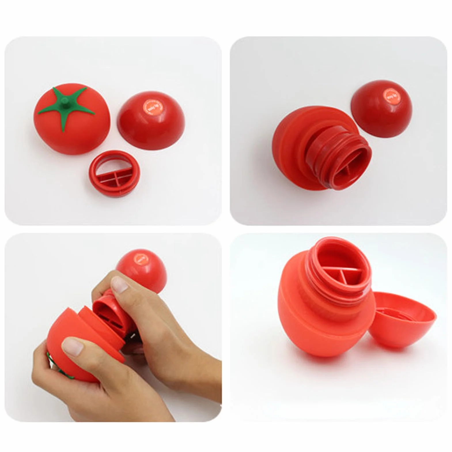 Dispositivo de Aumento de Labios, Herramienta de Silicona de Grado Alimenticio, Portátil (Rojo)