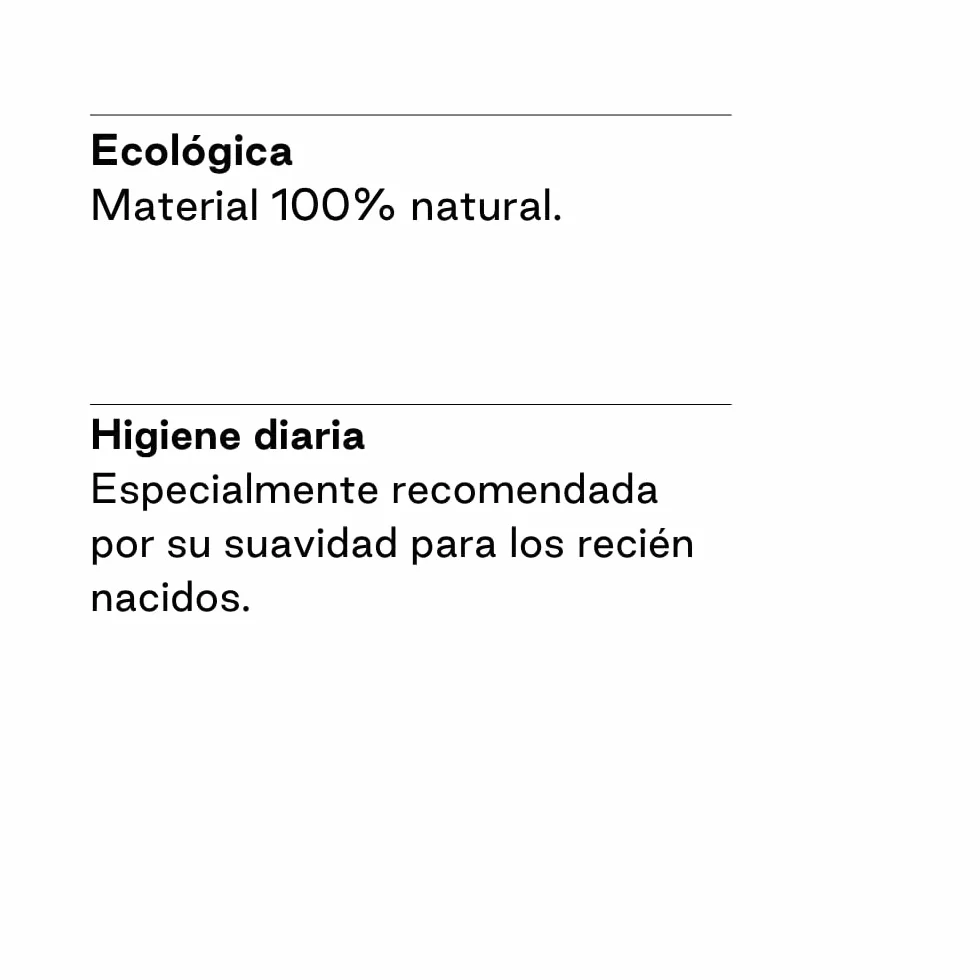 Jané Esponja Natural para Bebé, Pack 2 Unidades, Suave y Absorbente, Recién Nacido