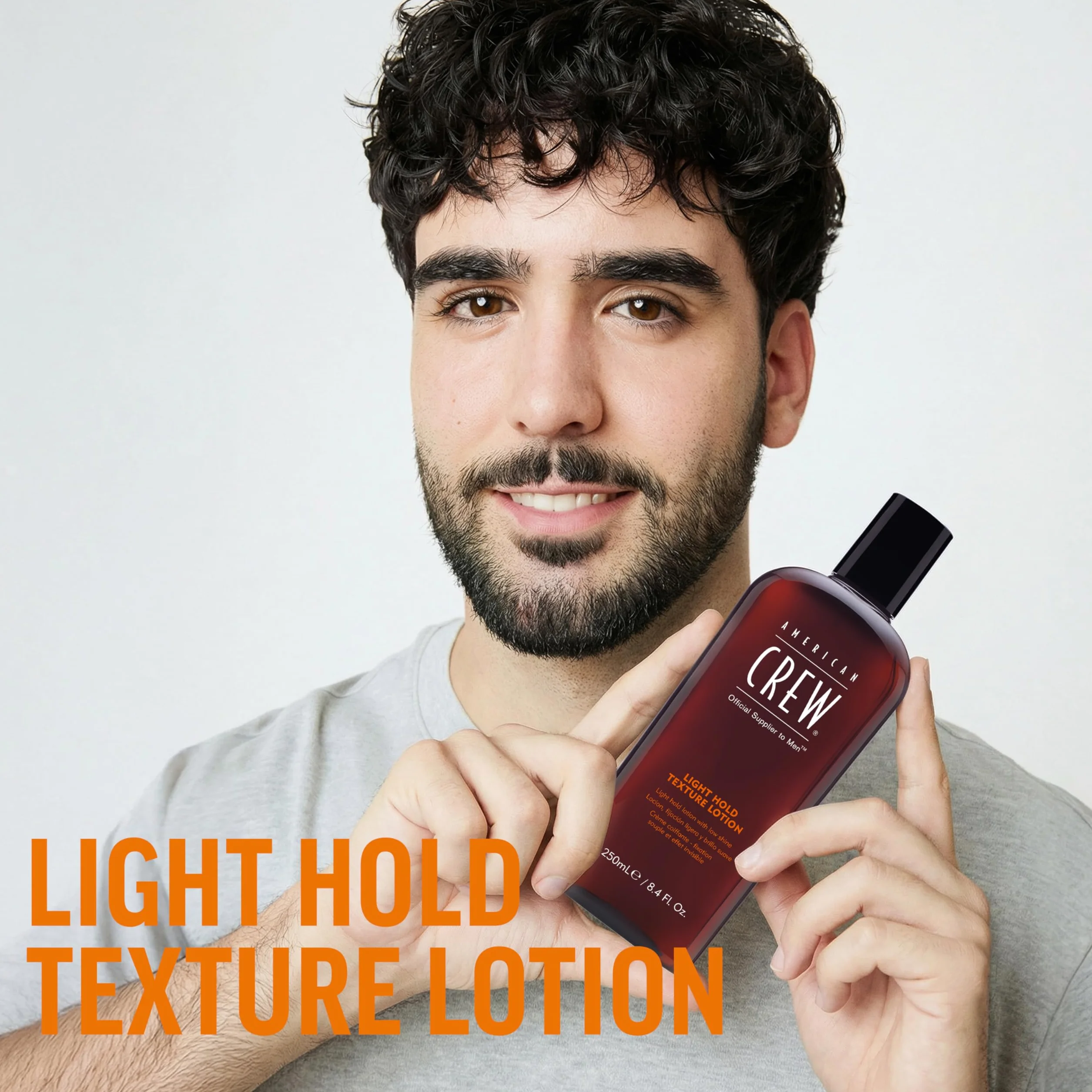 American Crew Light Hold Texture Lotion, Loción de Fijación Baja, 250ml