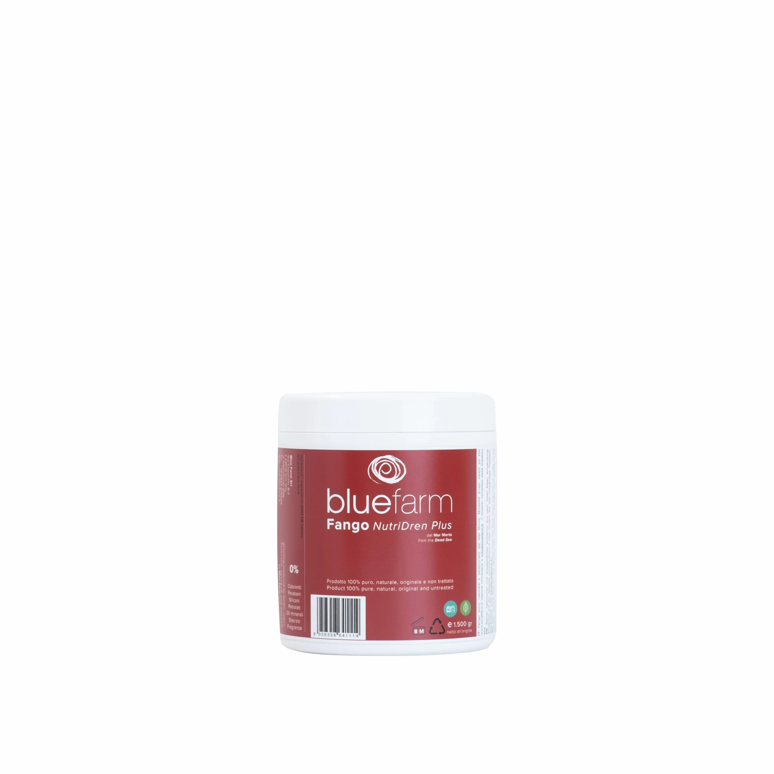 GRANJA AZUL | Barro del Mar Muerto 1.500 gr NutriDren Plus, producto 100% puro, natural, original y sin tratar