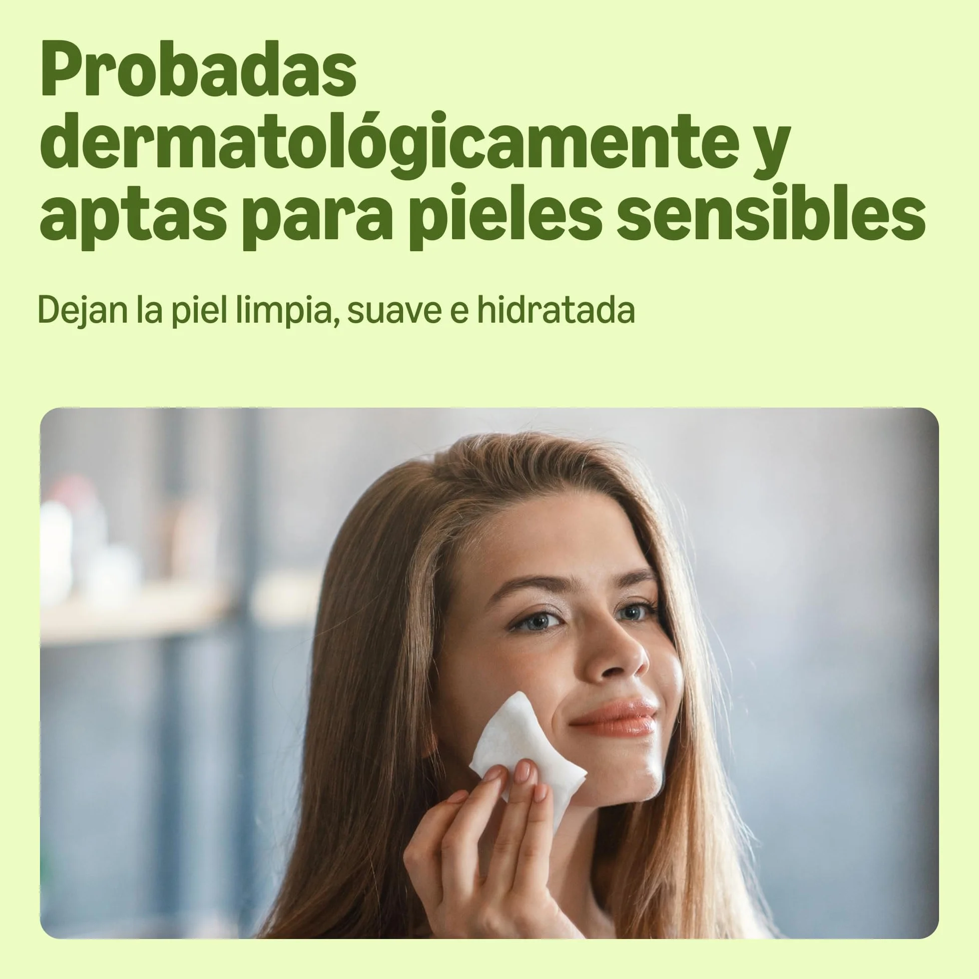 Amazon Toallitas de limpieza facial con aloe vera, 25 toallitas sin fragancia