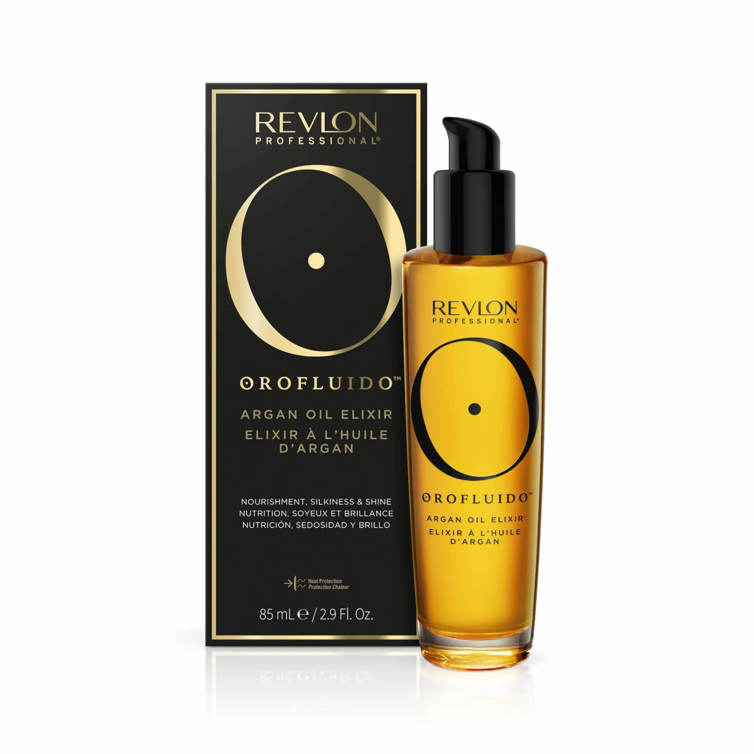 REVLON PROFESSIONAL - Orofluido Original Elixir, Sérum con Aceite de Argán, Nutre, Suaviza, Fortalece y Restaura el Pelo, Brillo de Larga Duración, para Todo Tipo de Cabellos Secos y Dañados