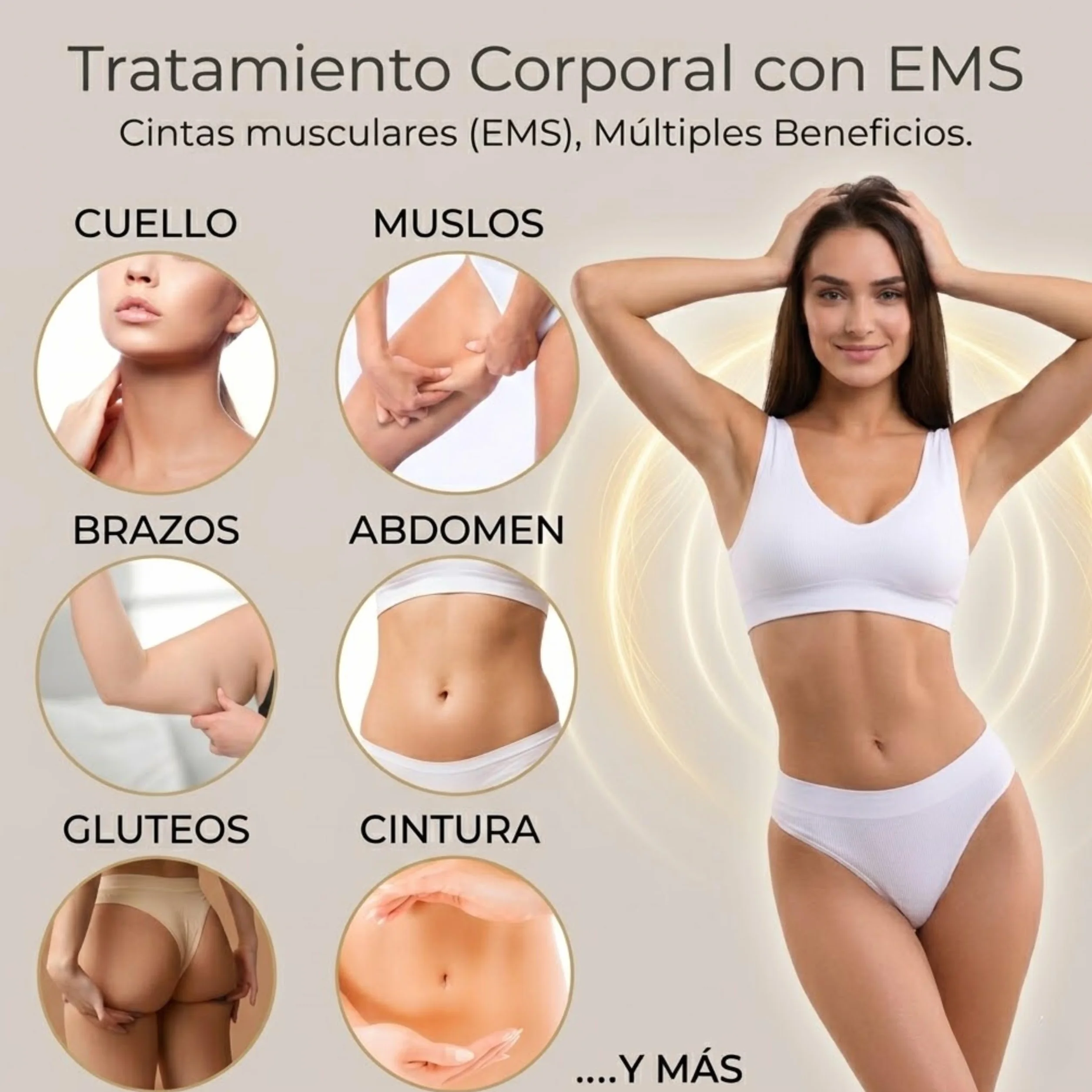 Aparato Radiofrecuencia Corporal Profesional EMS Electroestimulación Muscular LED